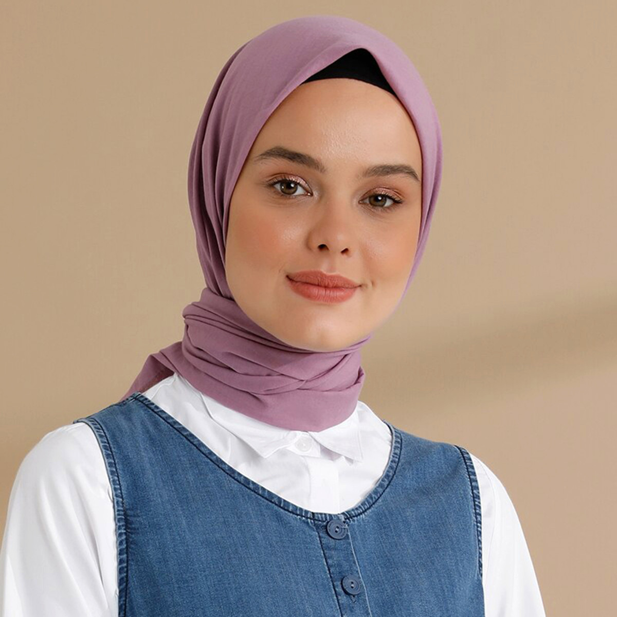 Modanisa Women Lilac Solid Hijab Scarf-women-arabicclothing-headscarf-hijab-image-2