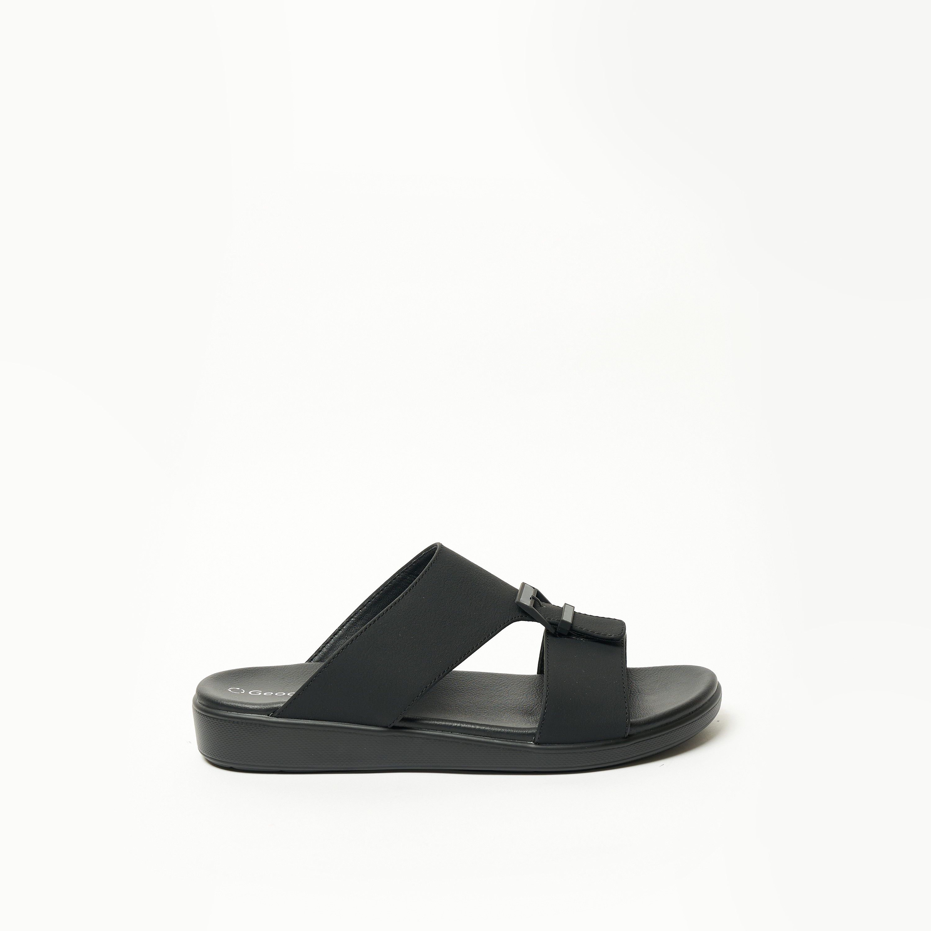 Geoomnii Men's Slip On Zosimo Slide Sandals | 8075-10-BLACK-men-shoes-sandals-image-5