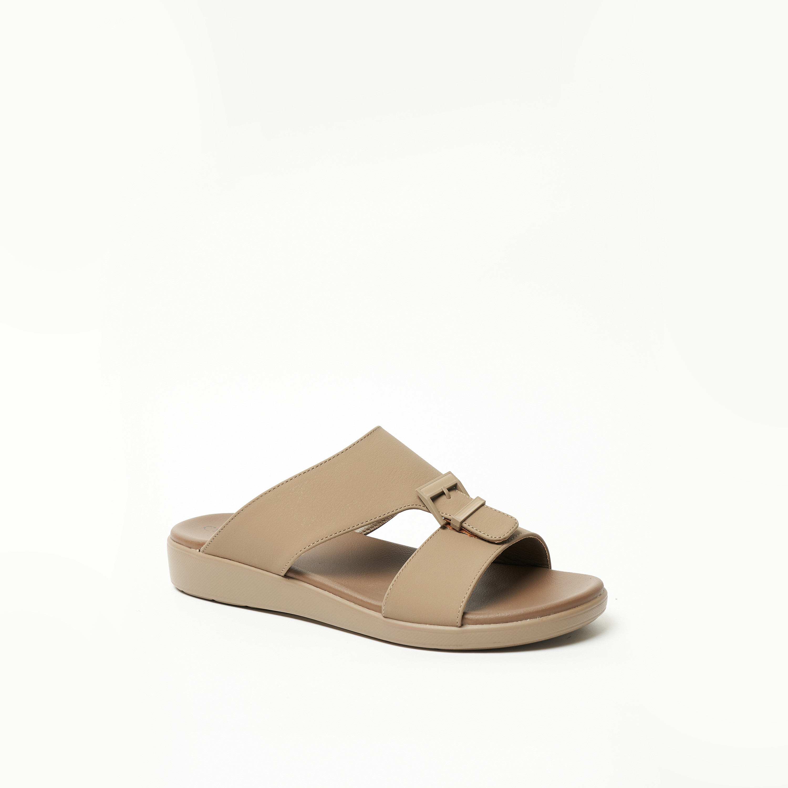 جيومني- صندل فيهان سهل الارتداء للرجال | 8075-10-Khaki-men-shoes-sandals-image-1