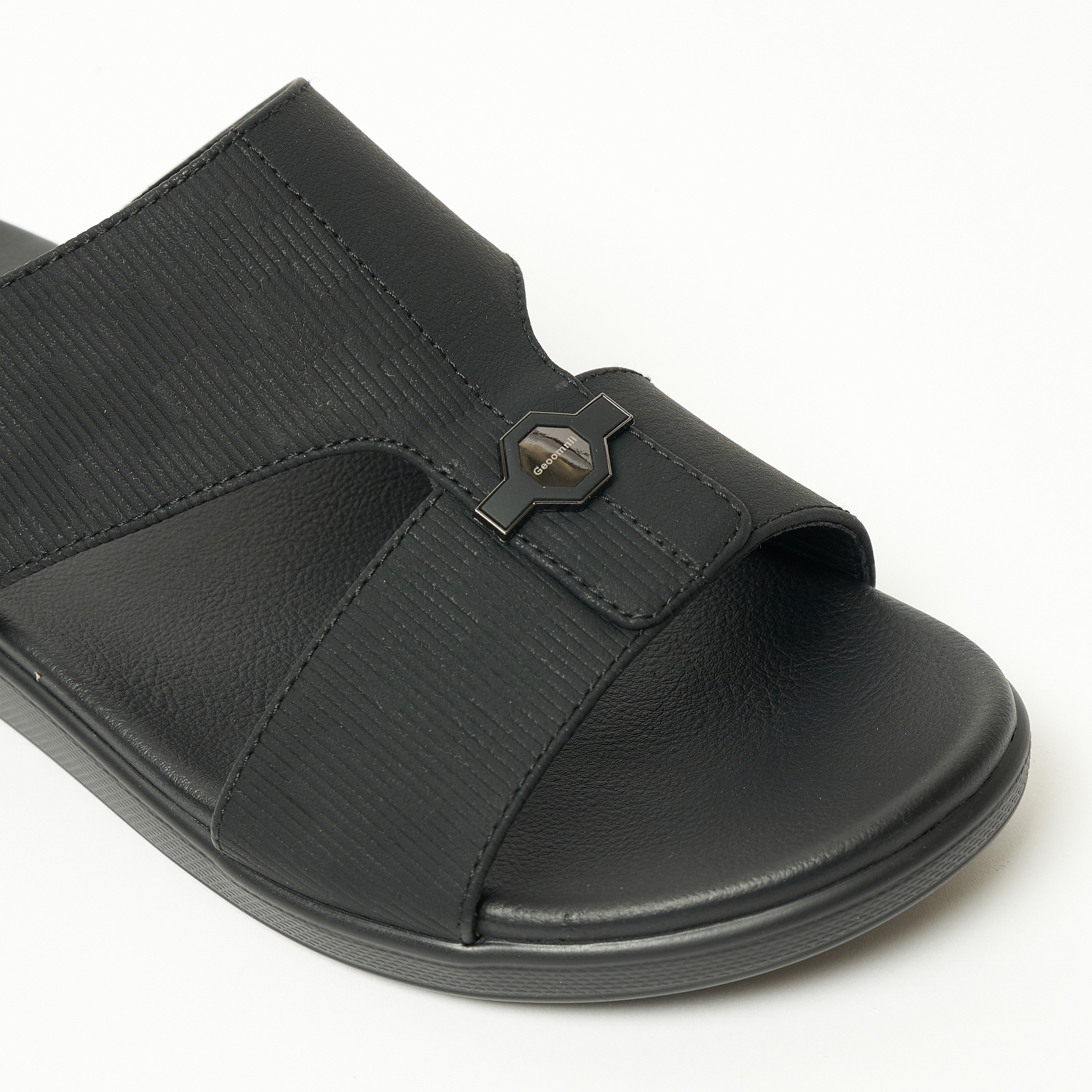 جيومني- صندل اورسولا سهل الارتداء للرجال | 8075-5-BLACK-men-shoes-sandals-image-4