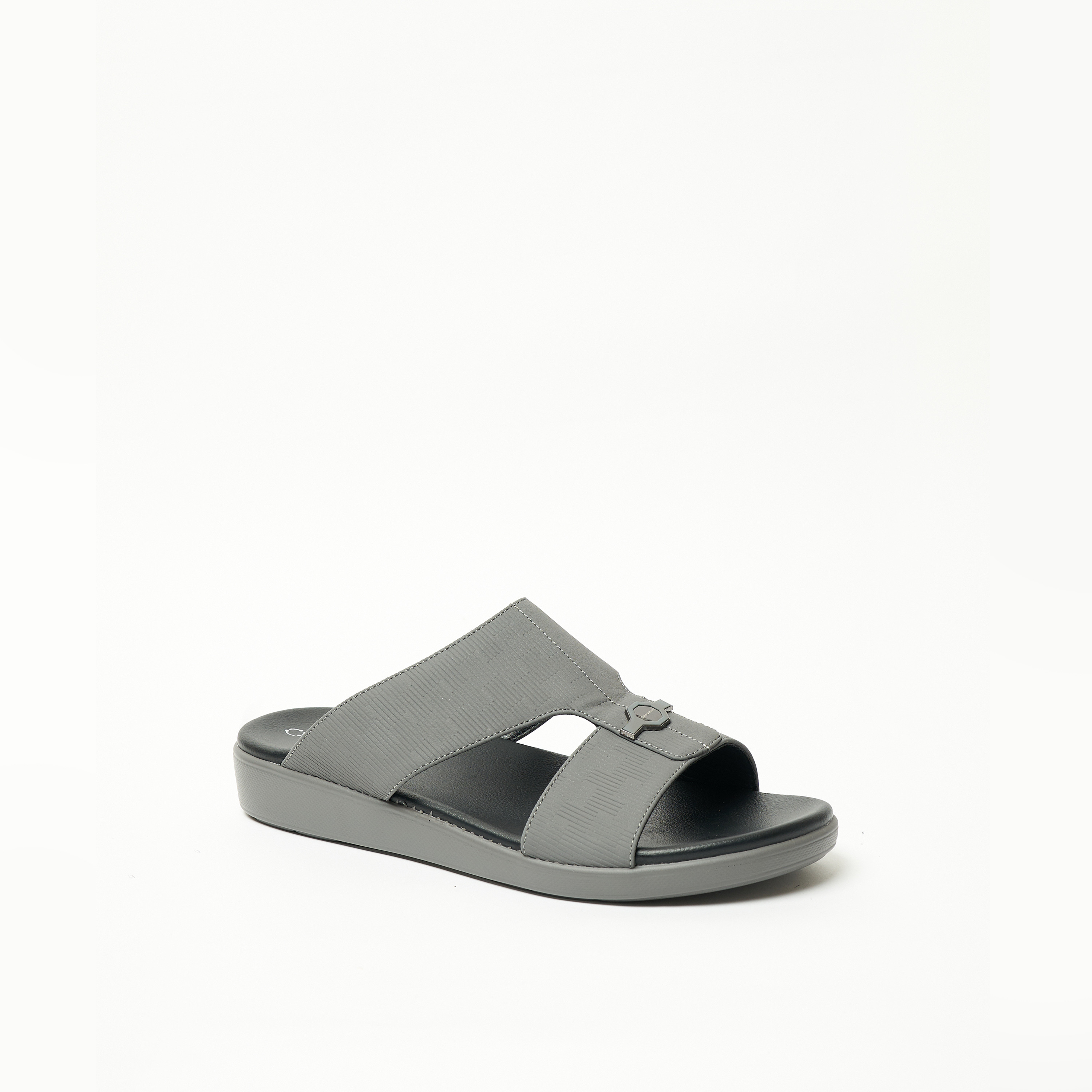 جيومني- صندل تاديو سهل الارتداء للرجال | 8075-5-Dk Grey-men-shoes-sandals-image-1