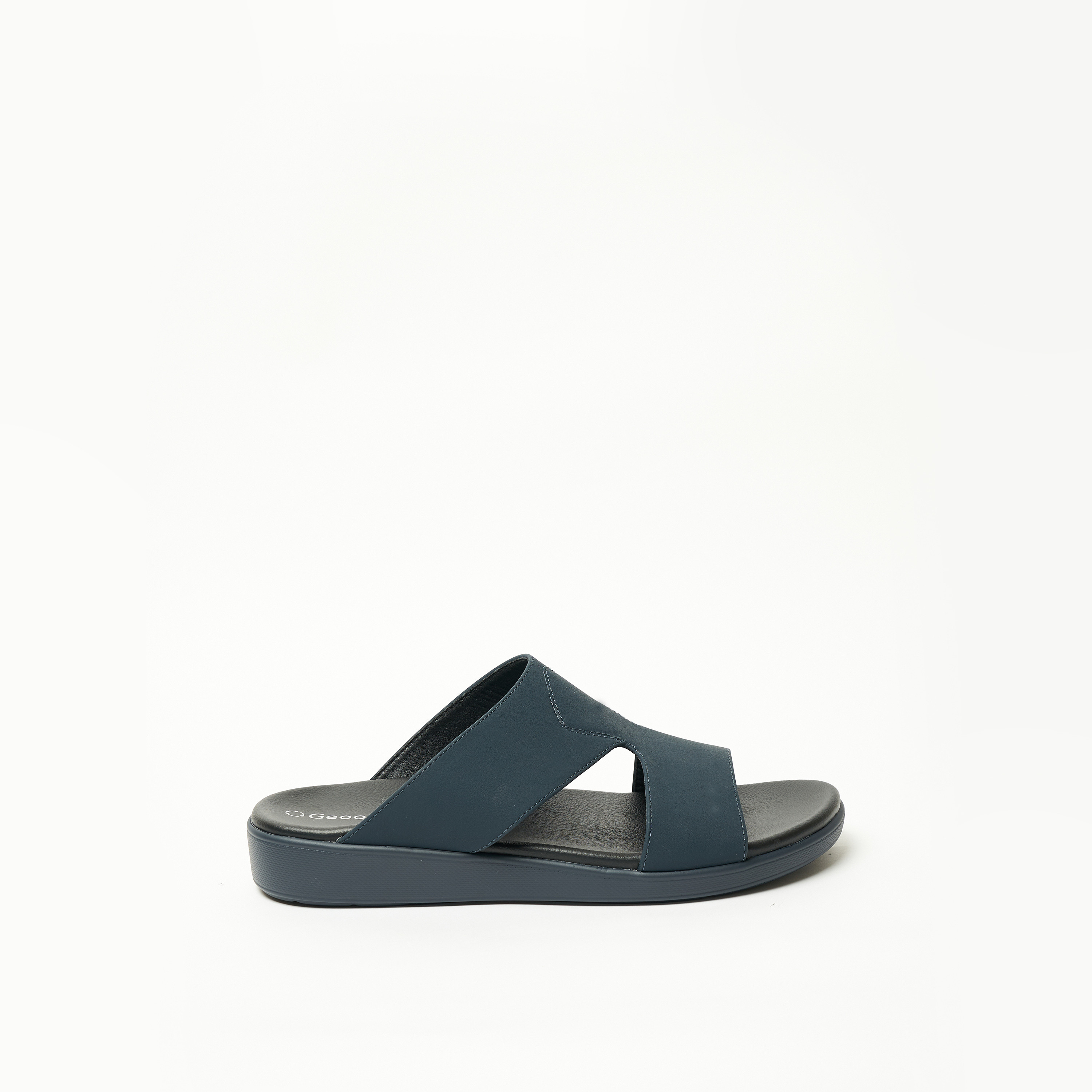 Geoomnii Men's Slip On Hester Slide Sandals | 8075-6-NAVY-men-shoes-sandals-image-5