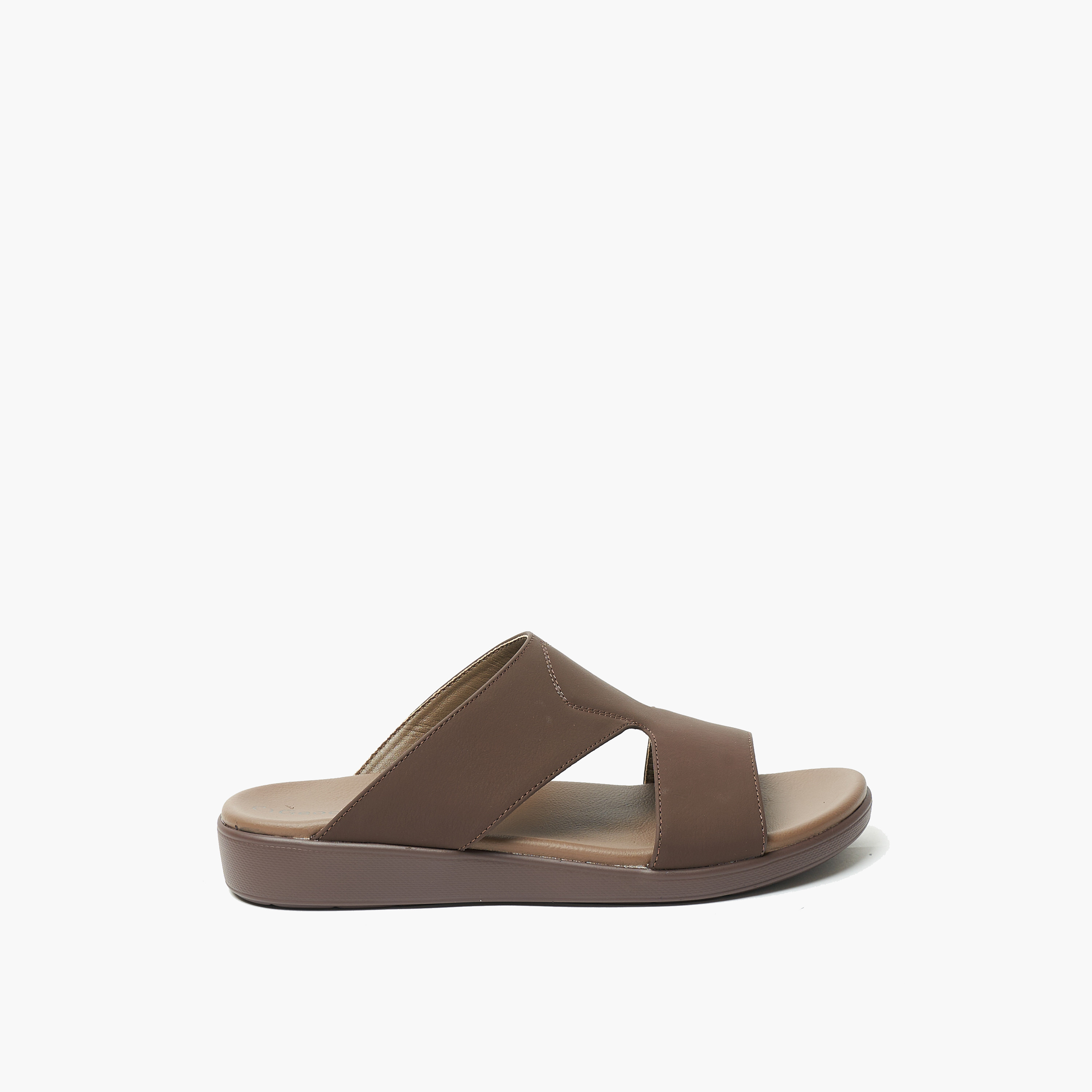 Geoomnii Men's Slip On Kenza Arabic Sandals | 8075-6-COFFEE-men-shoes-sandals-image-4