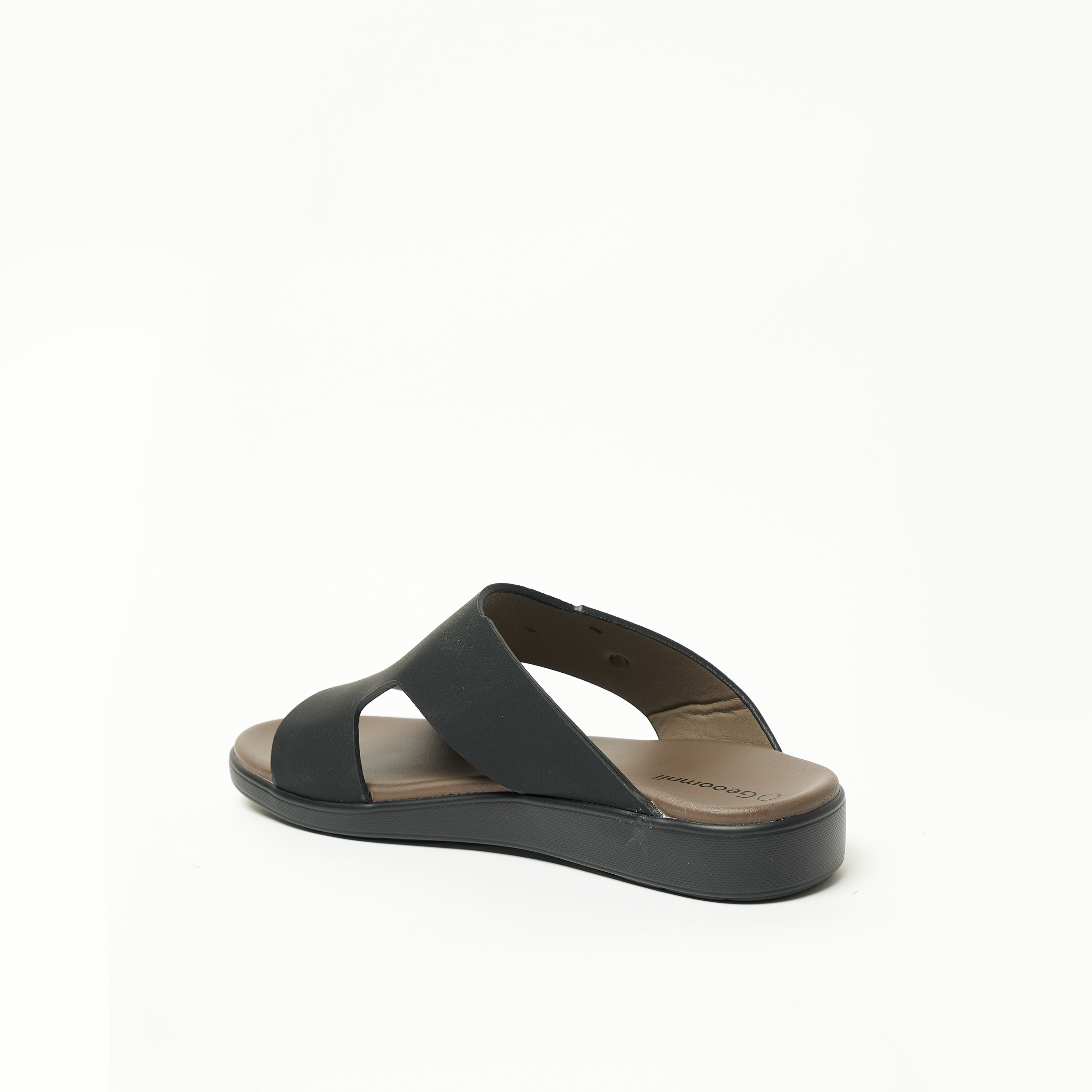 Geoomnii Men's Slip On Xiomar Slide Sandals | 8075-8-BLACK-men-shoes-sandals-image-3