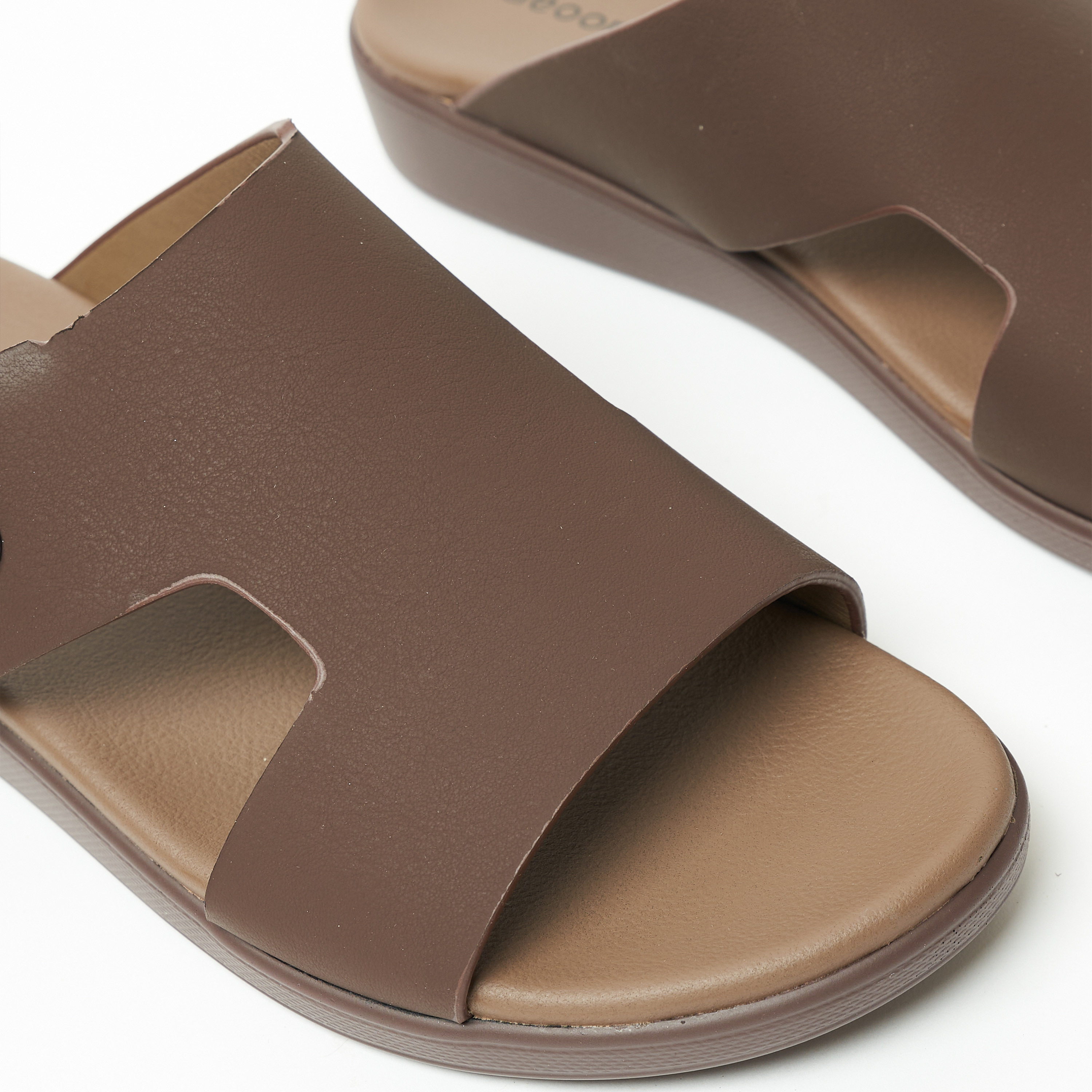 Geoomnii Men's Slip On Winifred Slide Sandals | 8075-8-COFFEE-men-shoes-sandals-image-4