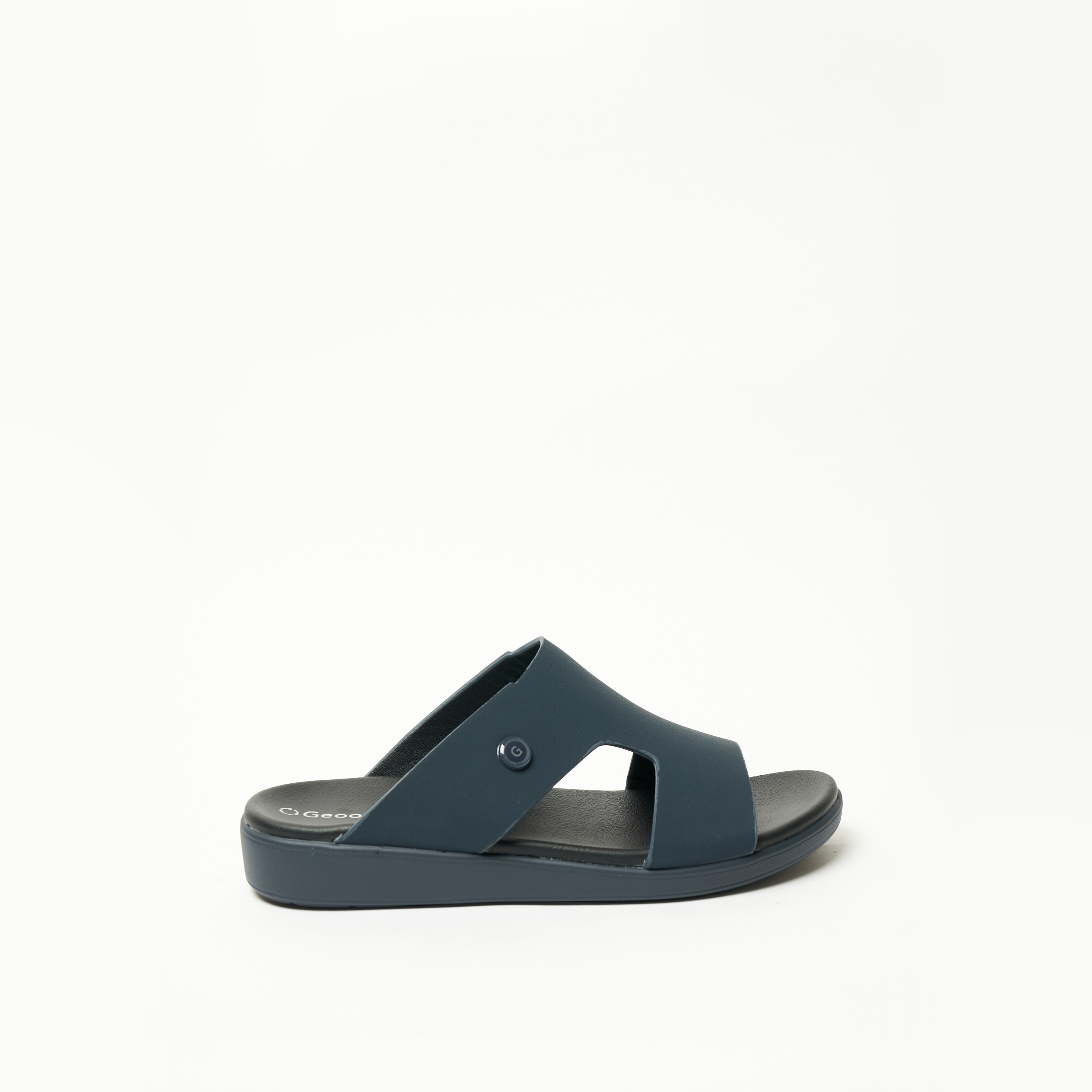 Geoomnii Men's Slip On Quilla Slide Sandals | 8075-8-NAVY-men-shoes-sandals-image-5