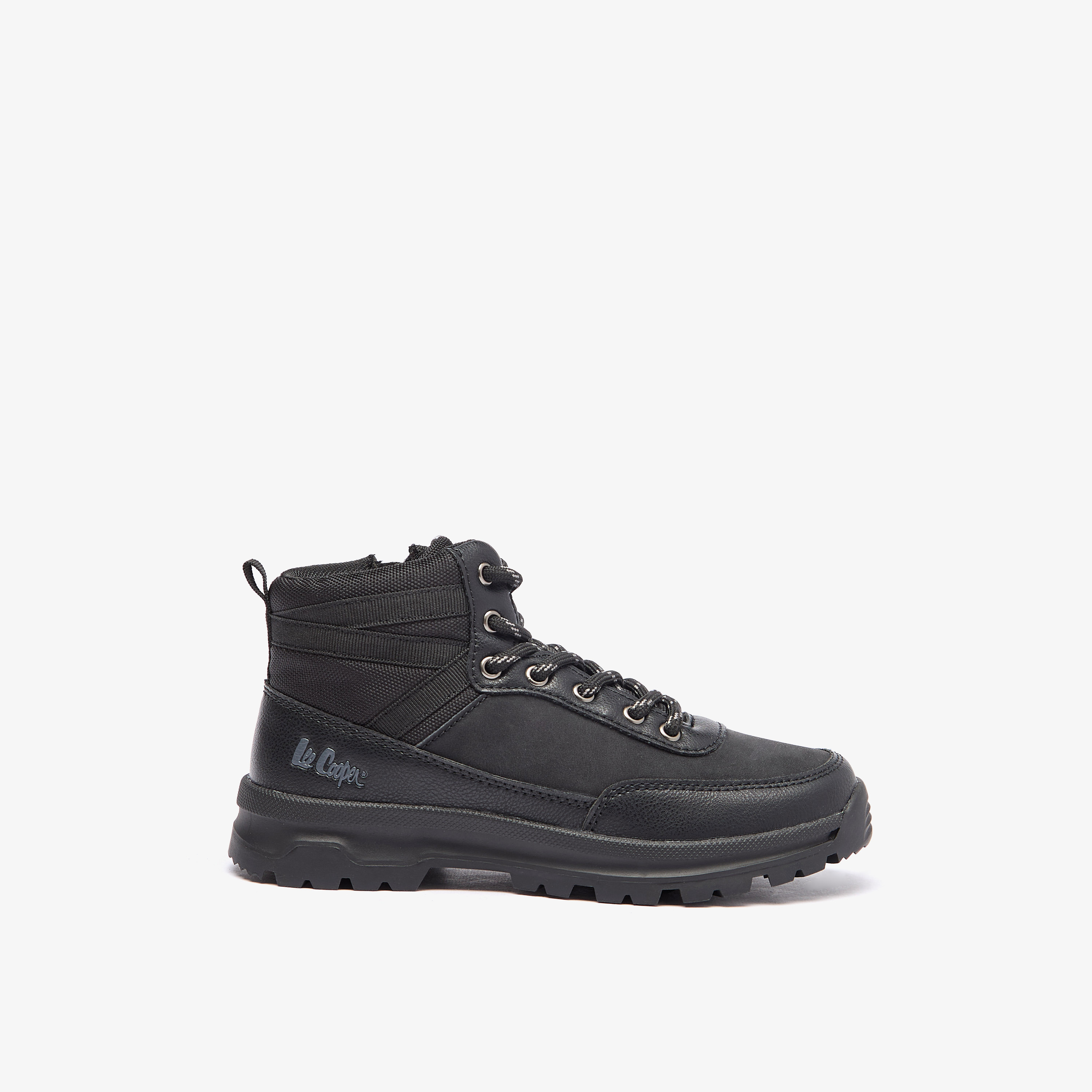 بوت سادة بكاحل منخفض وإغلاق بسحاب للأولاد من لي كوبر-boys-shoes-boots-image-3