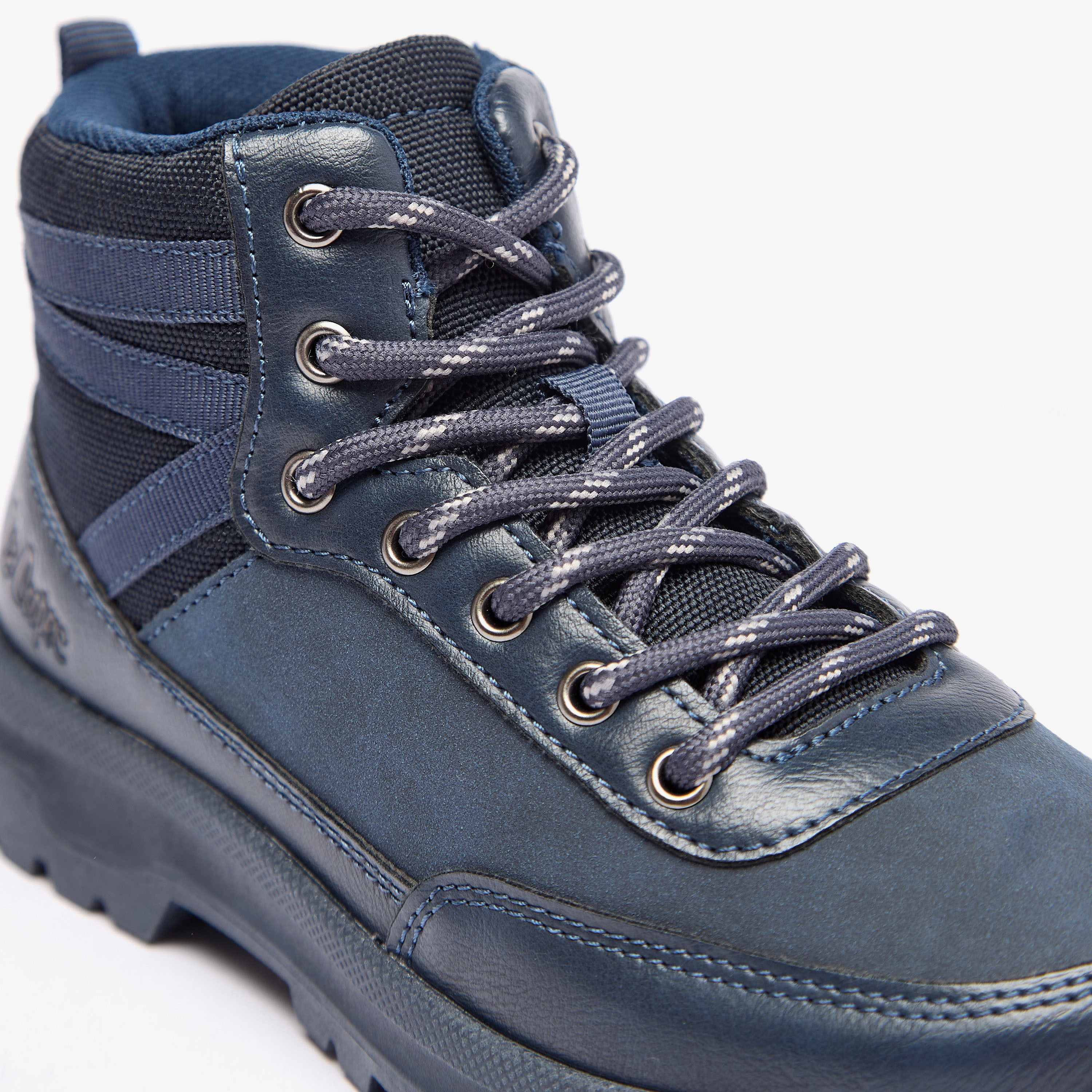 بوت سادة بكاحل منخفض وإغلاق بسحاب للأولاد من لي كوبر-boys-shoes-boots-image-10
