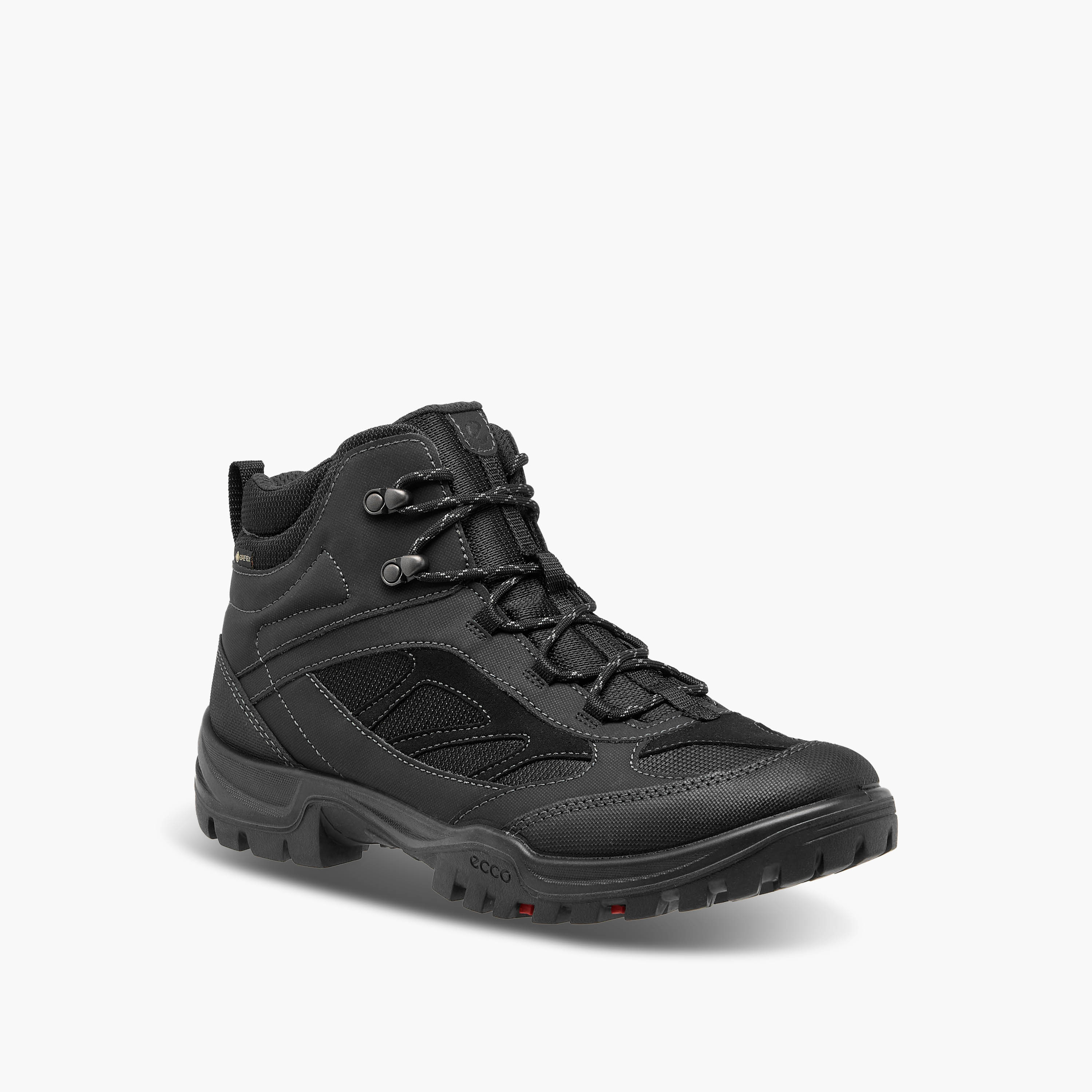 Ecco Men Xpedition III M Lace-Up Leather High Cut Sneakers-men-shoes-sneakers-image-2