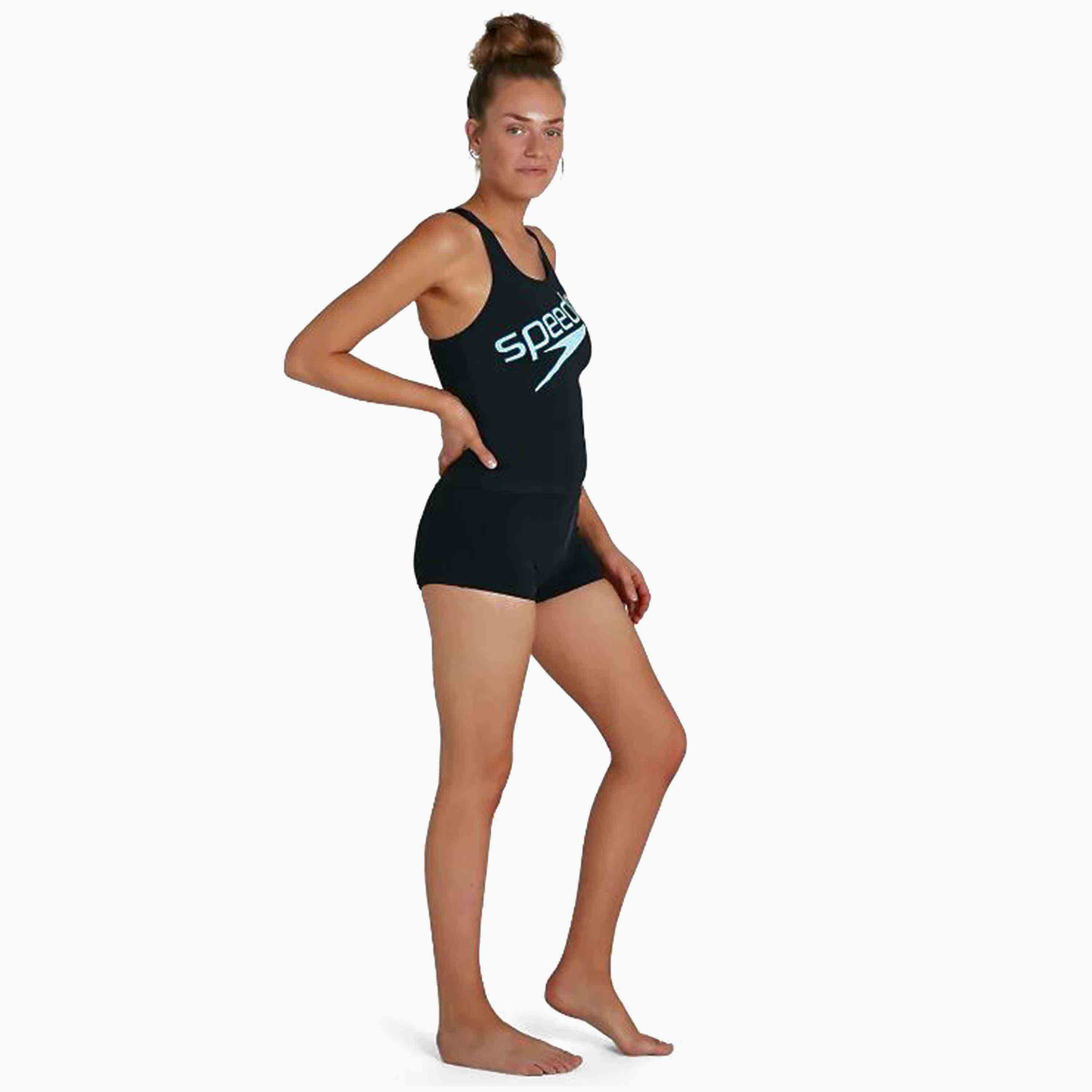 Speedo Boom Logo Placement Tankini, Womens Black/Light Adriatic-women-clothing-swimandbeach-swimsuits-image-6