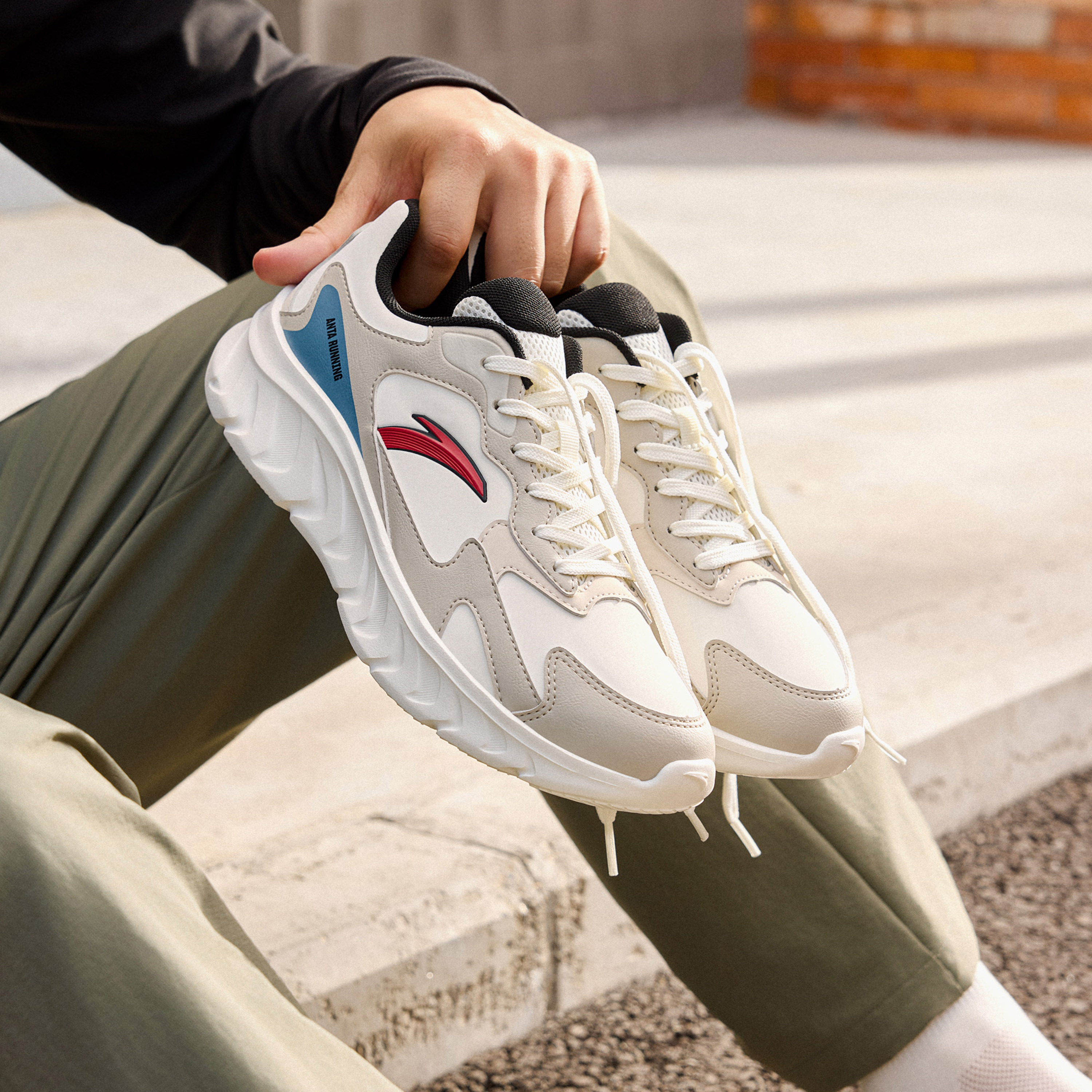 ANTA Men Lace-Up Ankle Sneakers - STAR CLOUD-sports-men-shoes-image-4