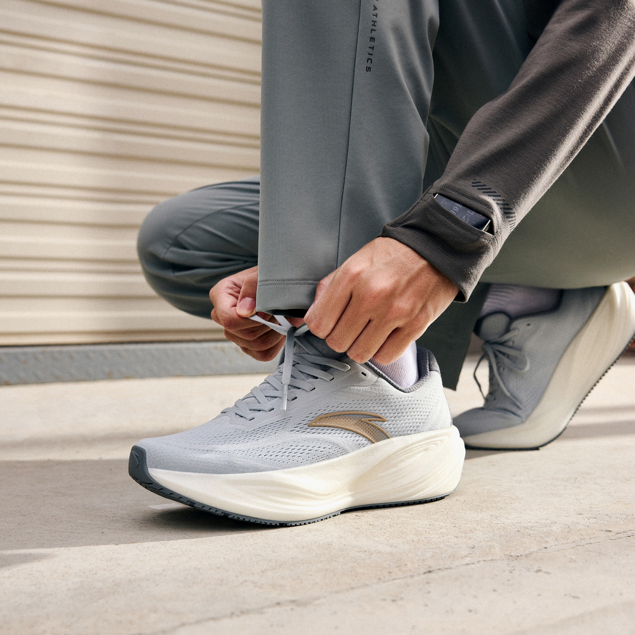 ANTA Men Lace-Up Ankle Sneakers - CC3-sports-men-shoes-image-2