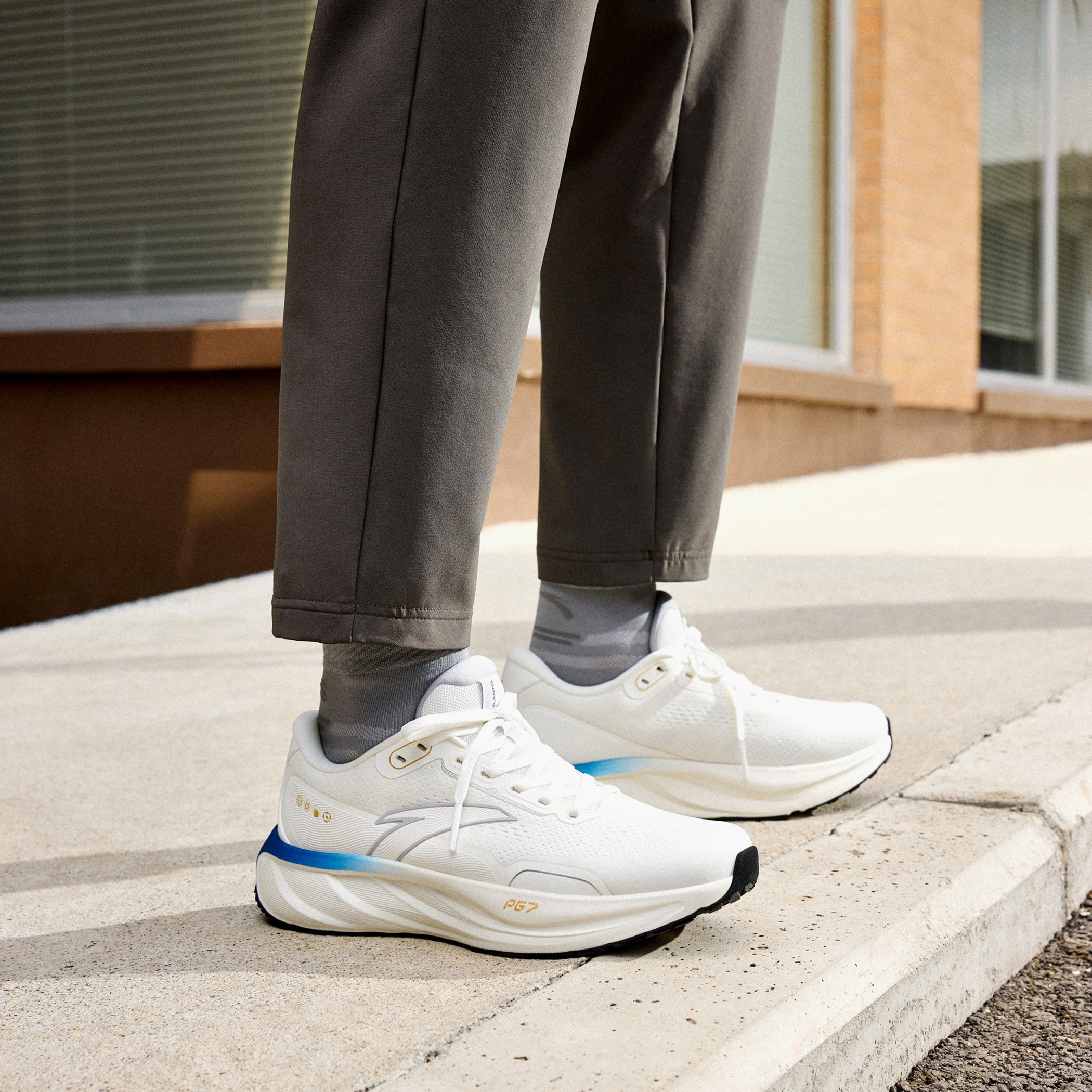 ANTA Men Lace-Up Ankle Sneakers - JOURNEY WALKER - PG7 - 2.5-sports-men-shoes-image-2