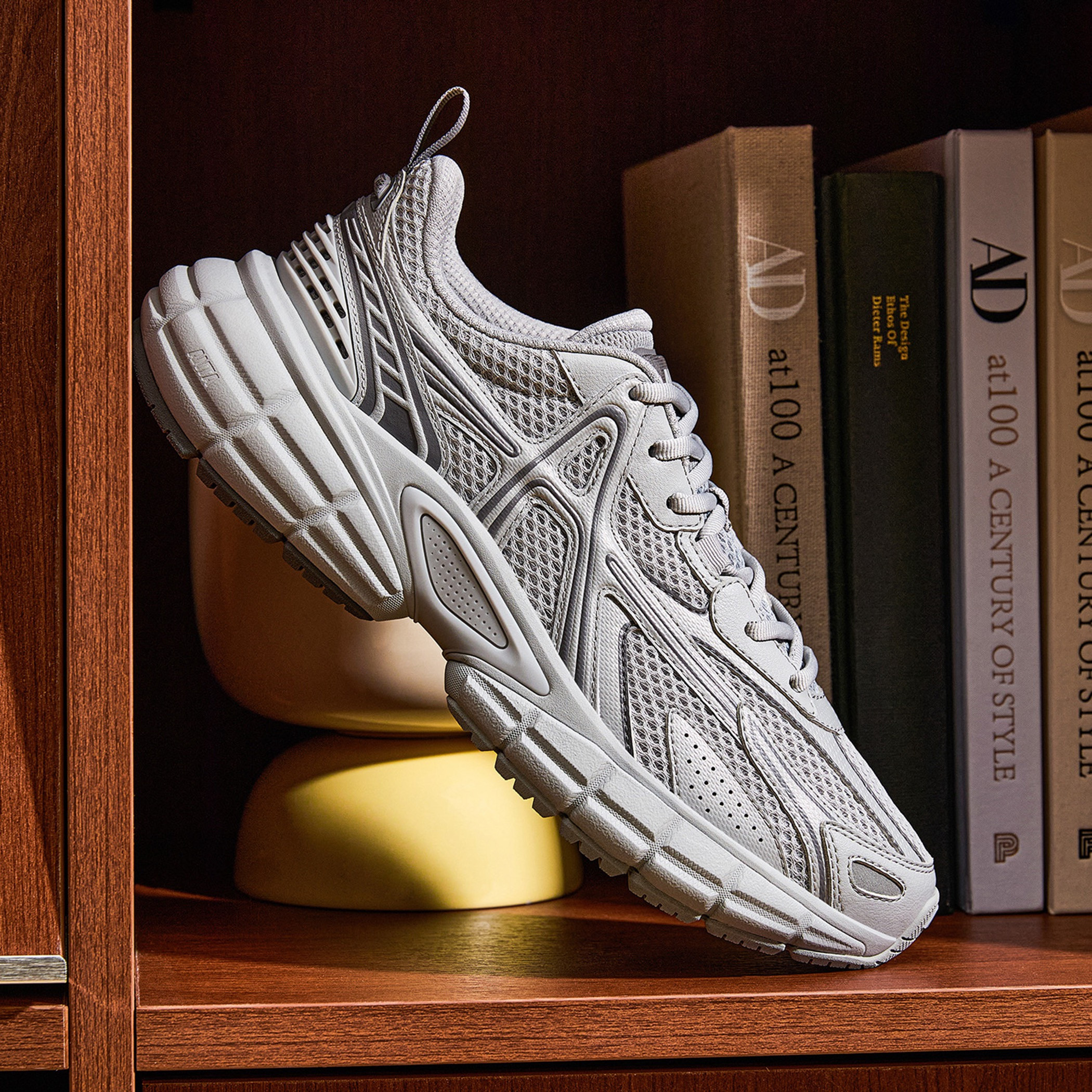 حذاء سنيكرز طول الكاحل برباط إغلاق للرجال من أنتا - ألفاداون-sports-men-shoes-image-9