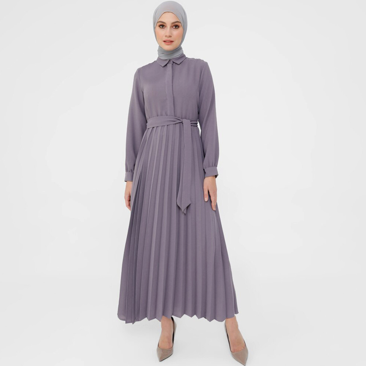 مودانيسا نفسجي طويل فستان-women-clothing-dresses-image-1