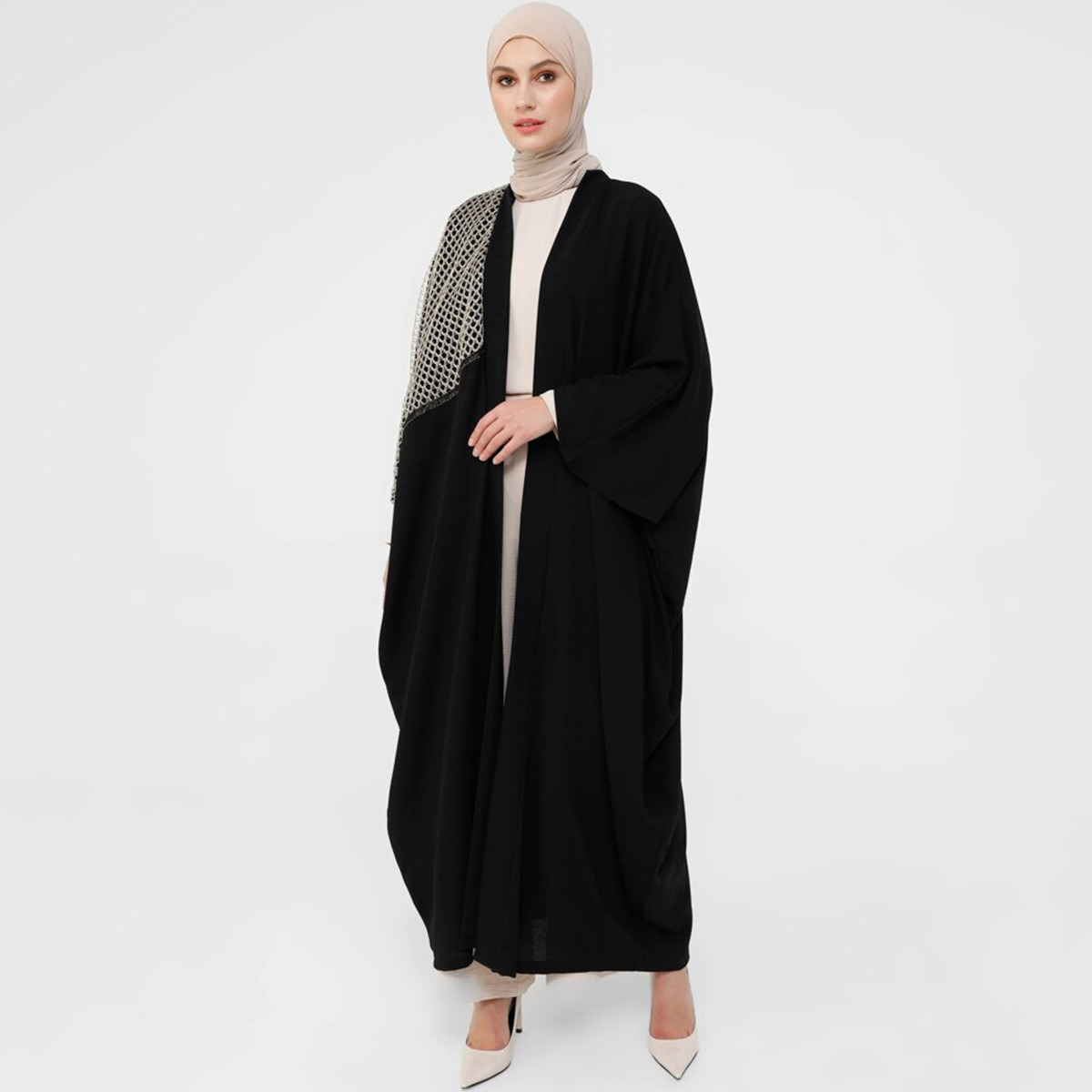 مودانيسا أسود عباية-women-arabicclothing-abayas-image-3