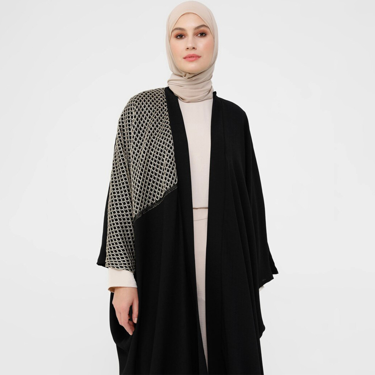 مودانيسا أسود عباية-women-arabicclothing-abayas-image-4