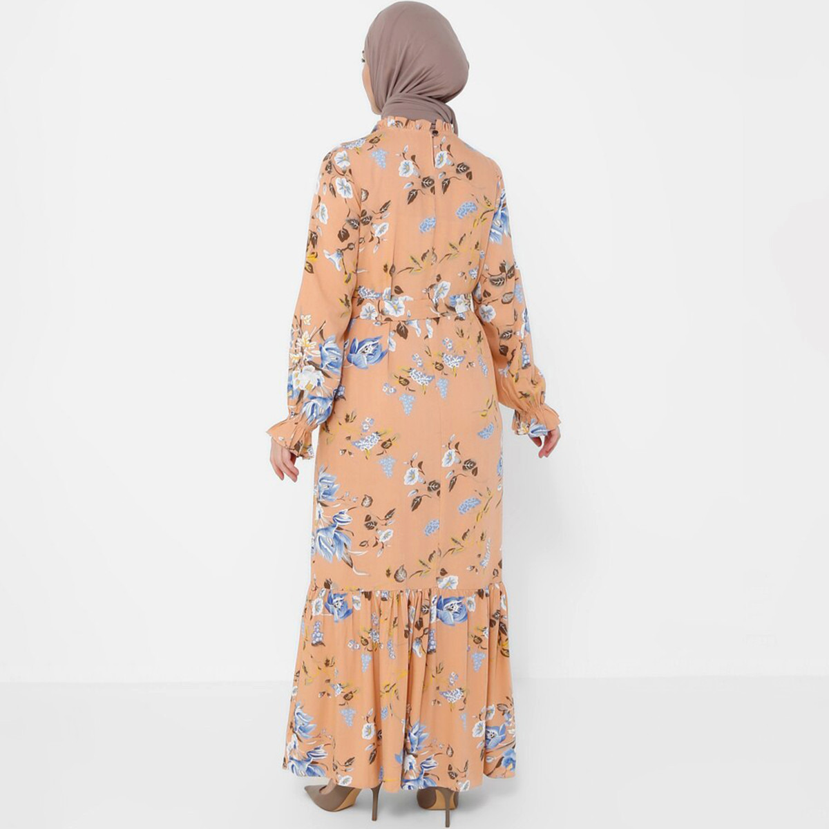 مودانيسا لون القرنفل طويل فستان-women-clothing-dresses-image-6