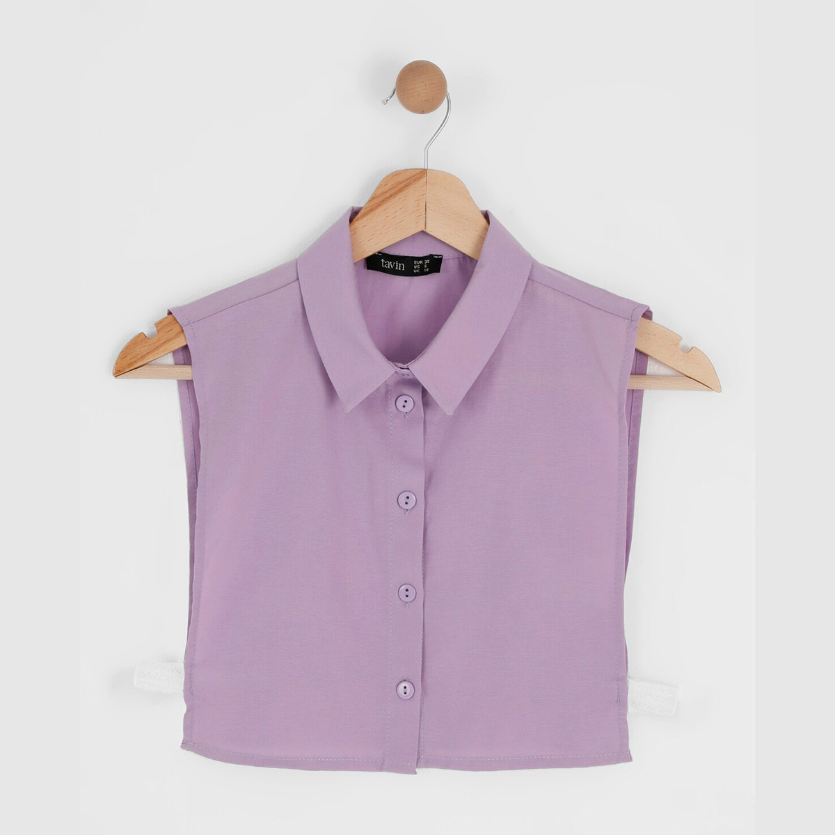 تونيك نسائي من مودانيسا بلون ليلك سادة برقبة دائرية مع ازرار-women-clothing-shirtsandblouses-blouses-image-9