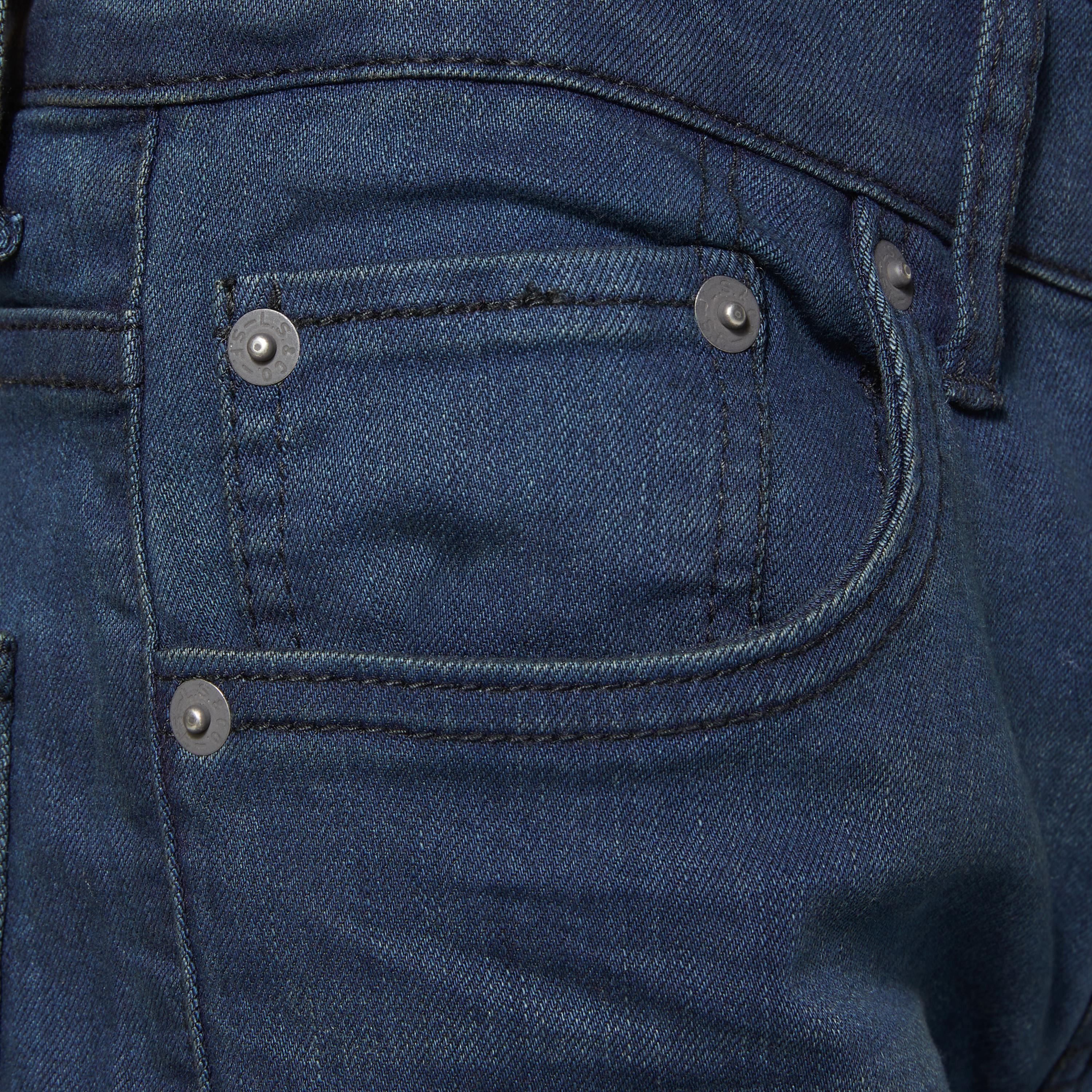 The perfect addition to your toddler boy's casual wardrobe. Designed with meticulous attention to detail, these jeans offer a sleek and stylish look. The button closures not only add a touch of sophistication but also ensure a secure fit. Made with utmost comfort in mind, these jeans are gentle on your little one's delicate skin. The adjustable waist feature allows for a customized fit, ensuring maximum comfort throughout the day. Upgrade your toddler's style game with these trendy and comfortable jeans that are sure to make a statement.-boys-clothing-bottoms-jeans-image-1