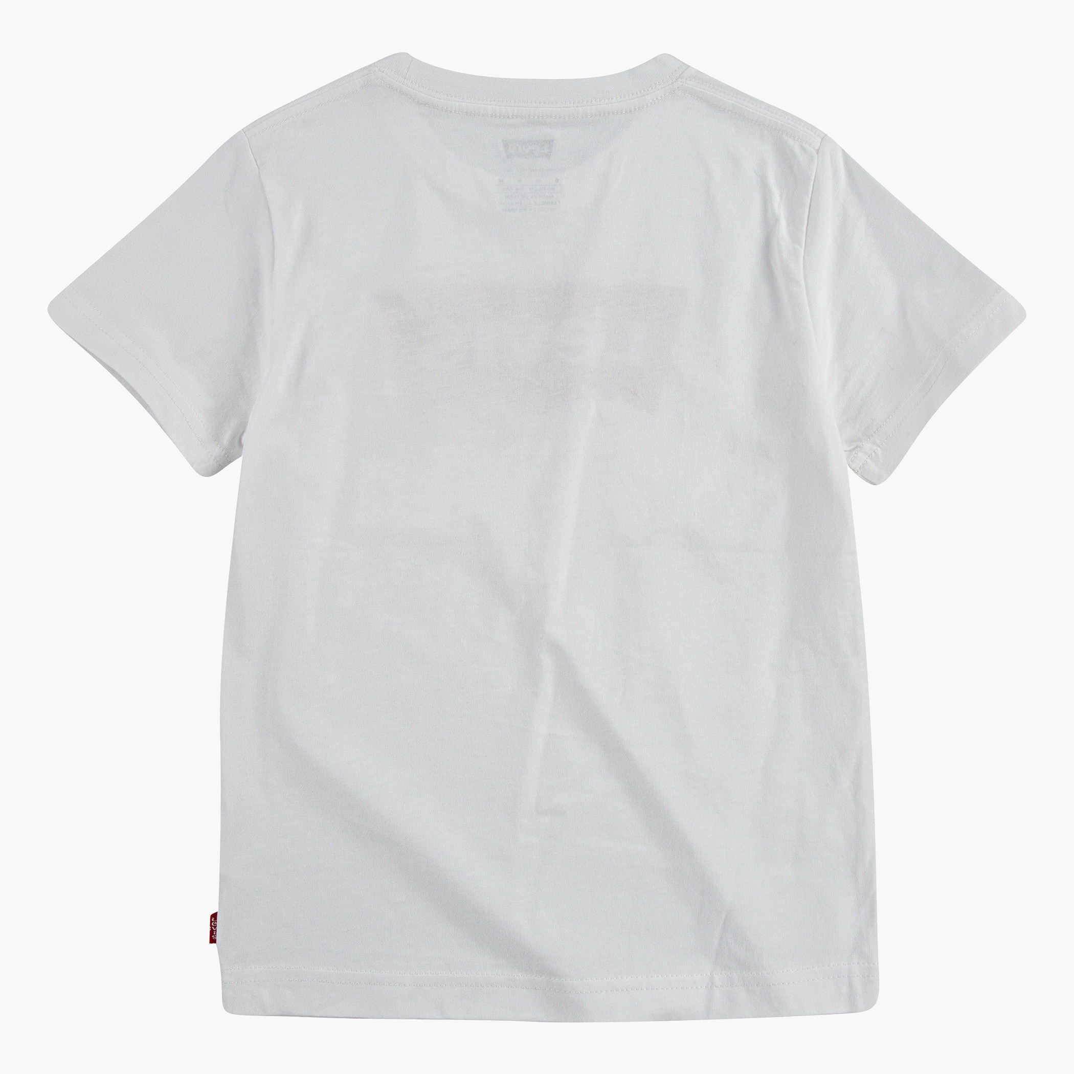 قميص ليوس أبيض للأطفال الصغاربأكمام قصيرة وياقة دائرية وشعارللجنسين-baby-boys-clothing-shirts-image-2