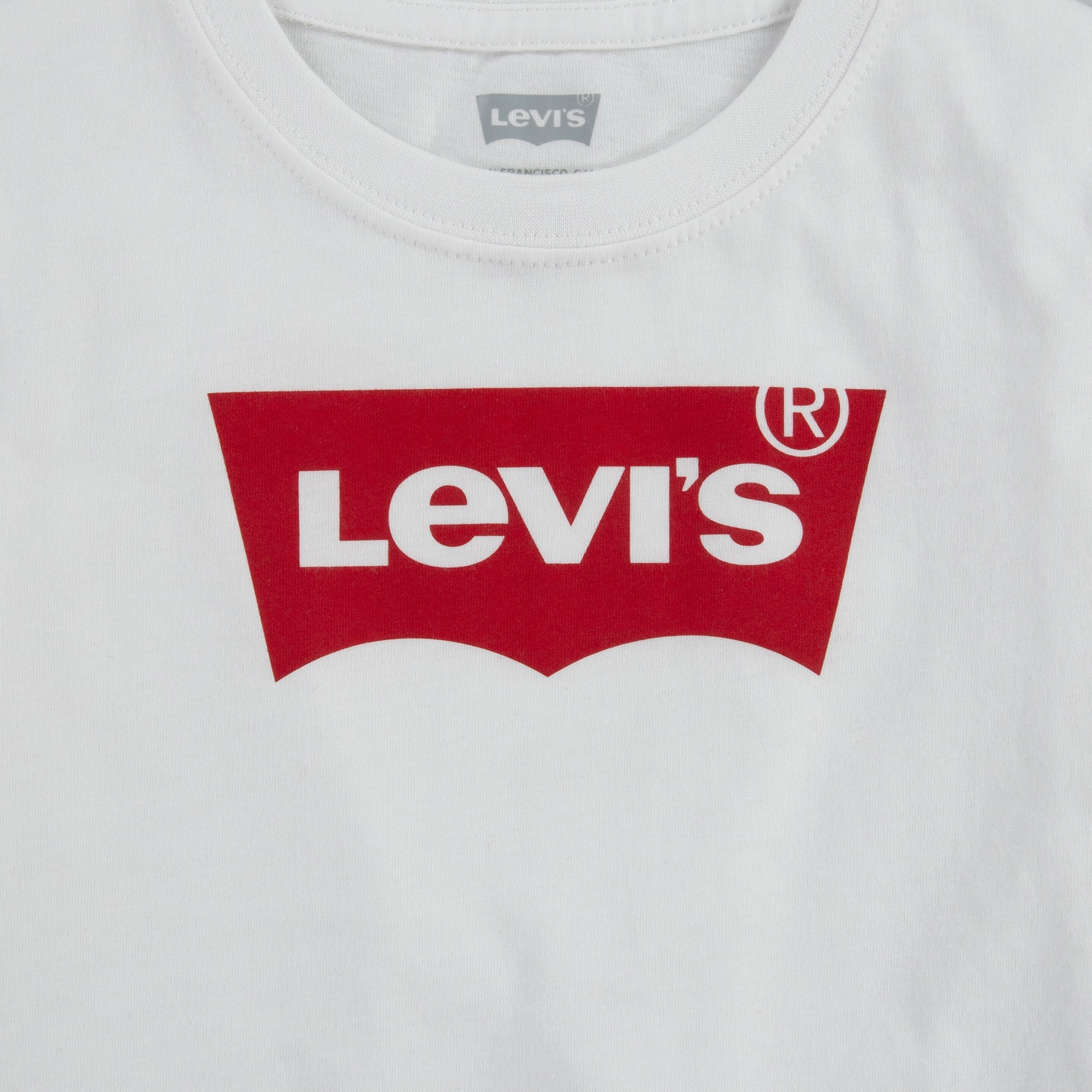 قميص ليوس أبيض للأطفال الصغاربأكمام قصيرة وياقة دائرية وشعارللجنسين-baby-boys-clothing-shirts-image-3