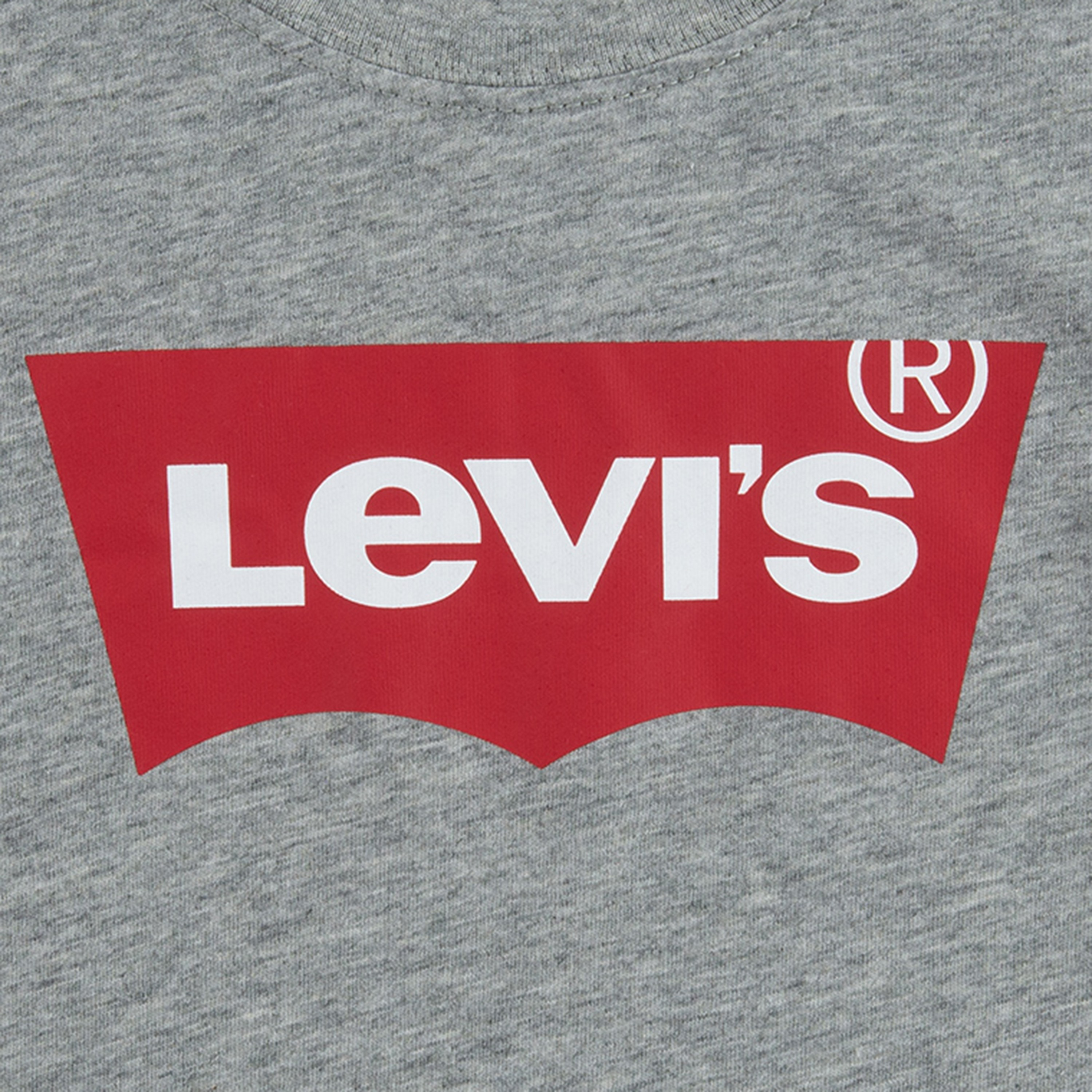 Levi's Boys Grey Logo Crew Neck Short Sleeves T-Shirt-baby-boys-clothing-shirts-image-2