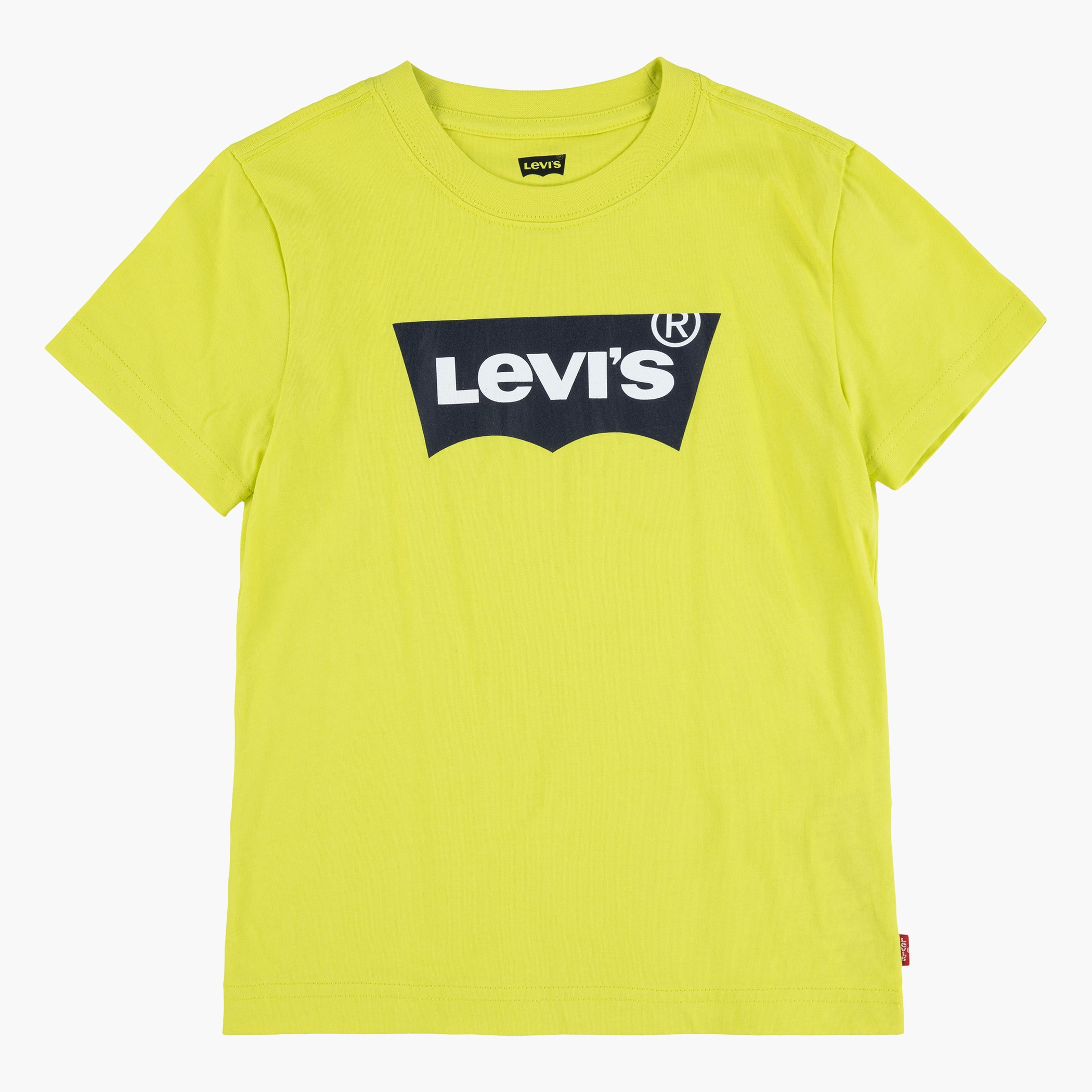 قميص من ليوس لكبارالسن من الأطفال أصفر بياقة مستديرة وأكمام قصيرة-baby-boys-clothing-shirts-image-1
