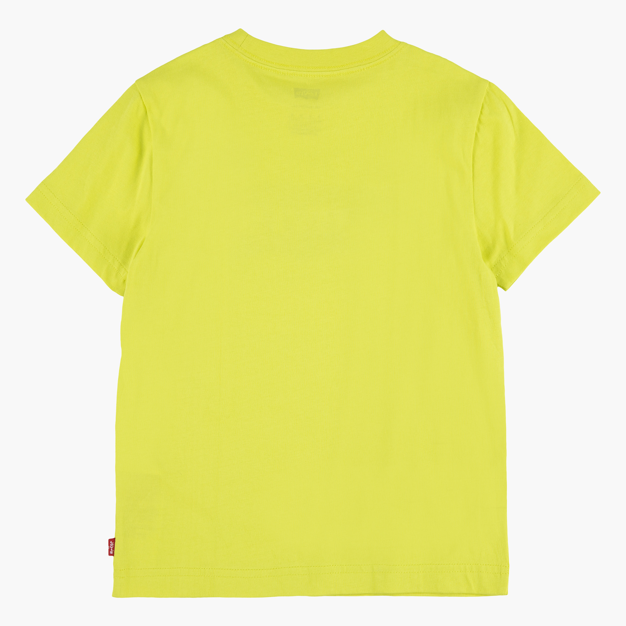 قميص من ليوس لكبارالسن من الأطفال أصفر بياقة مستديرة وأكمام قصيرة-baby-boys-clothing-shirts-image-2