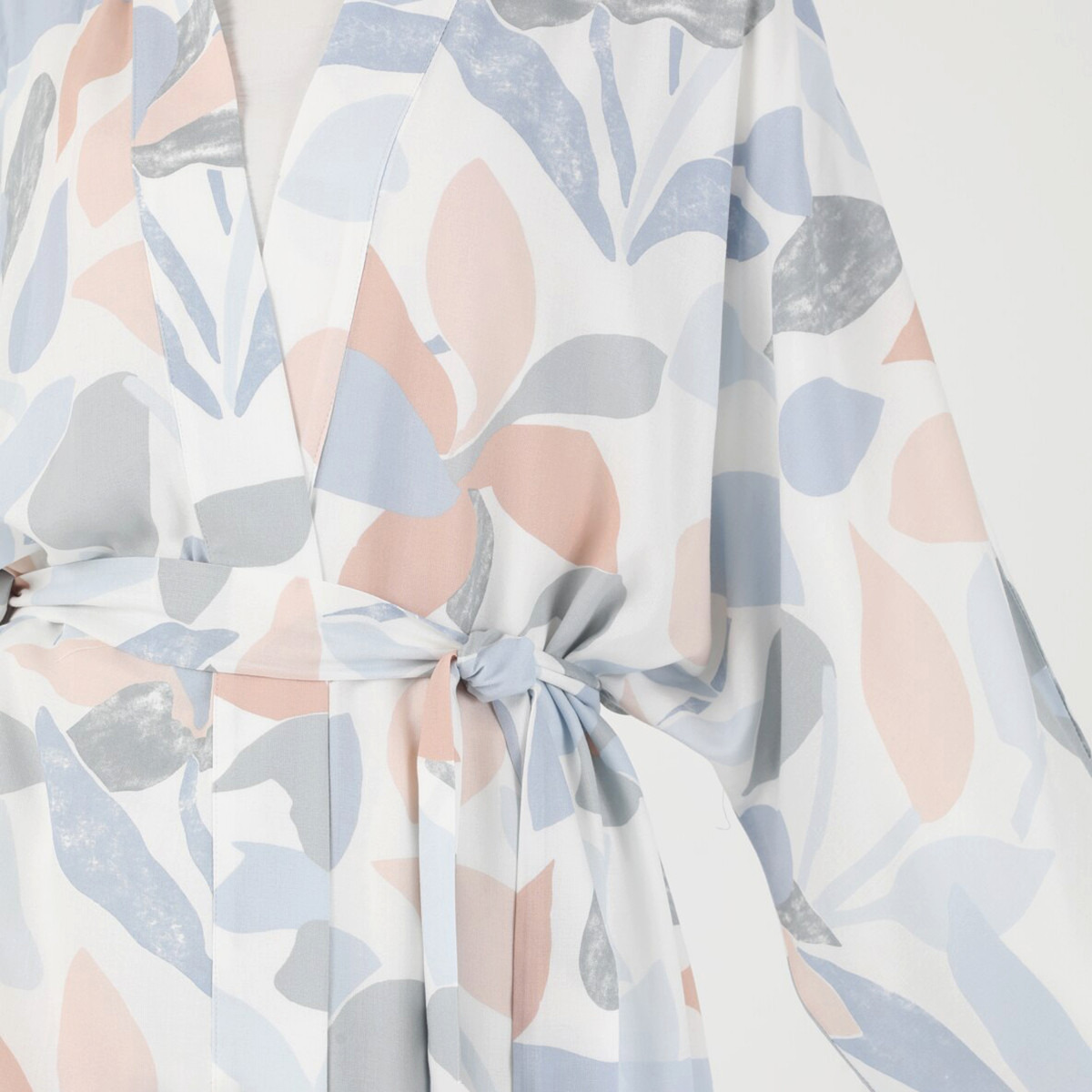عباية نسائية من مودانيسا مطبوعة بمتعددة الألوان مع حزام ربط وعنق على شكل وى-women-arabicclothing-abayas-image-4