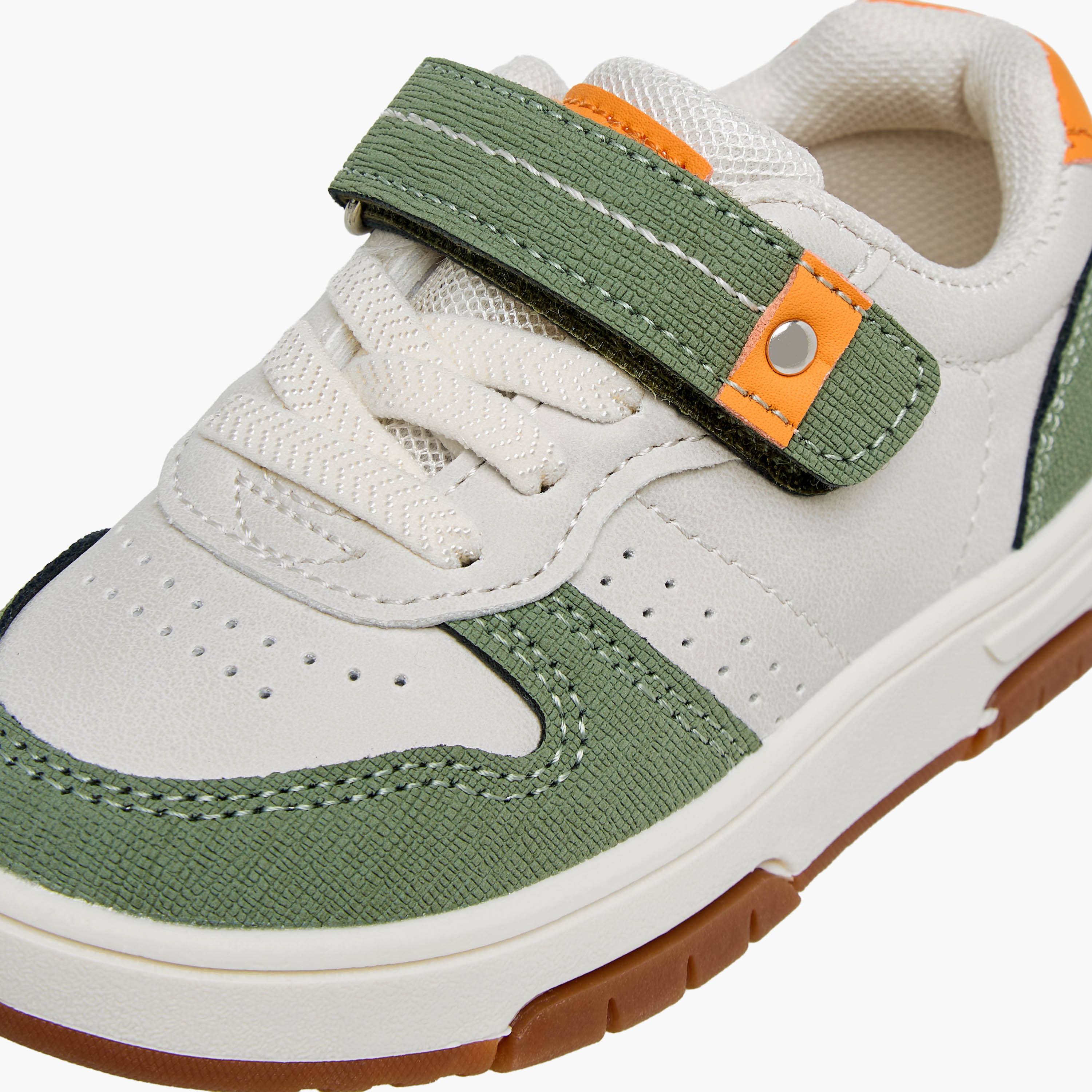 Juniors Boys Hook and Loop Sneakers-boys-shoes-sneakers-image-4