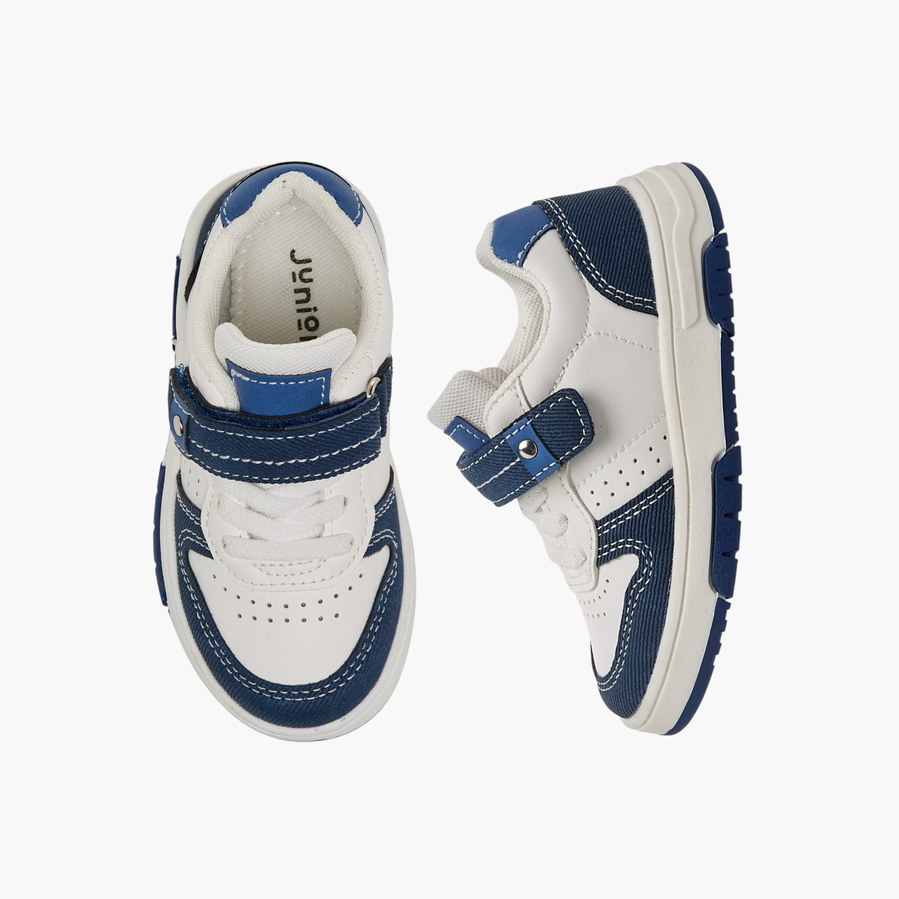 Juniors Boys Hook and Loop Sneakers-boys-shoes-sneakers-image-1