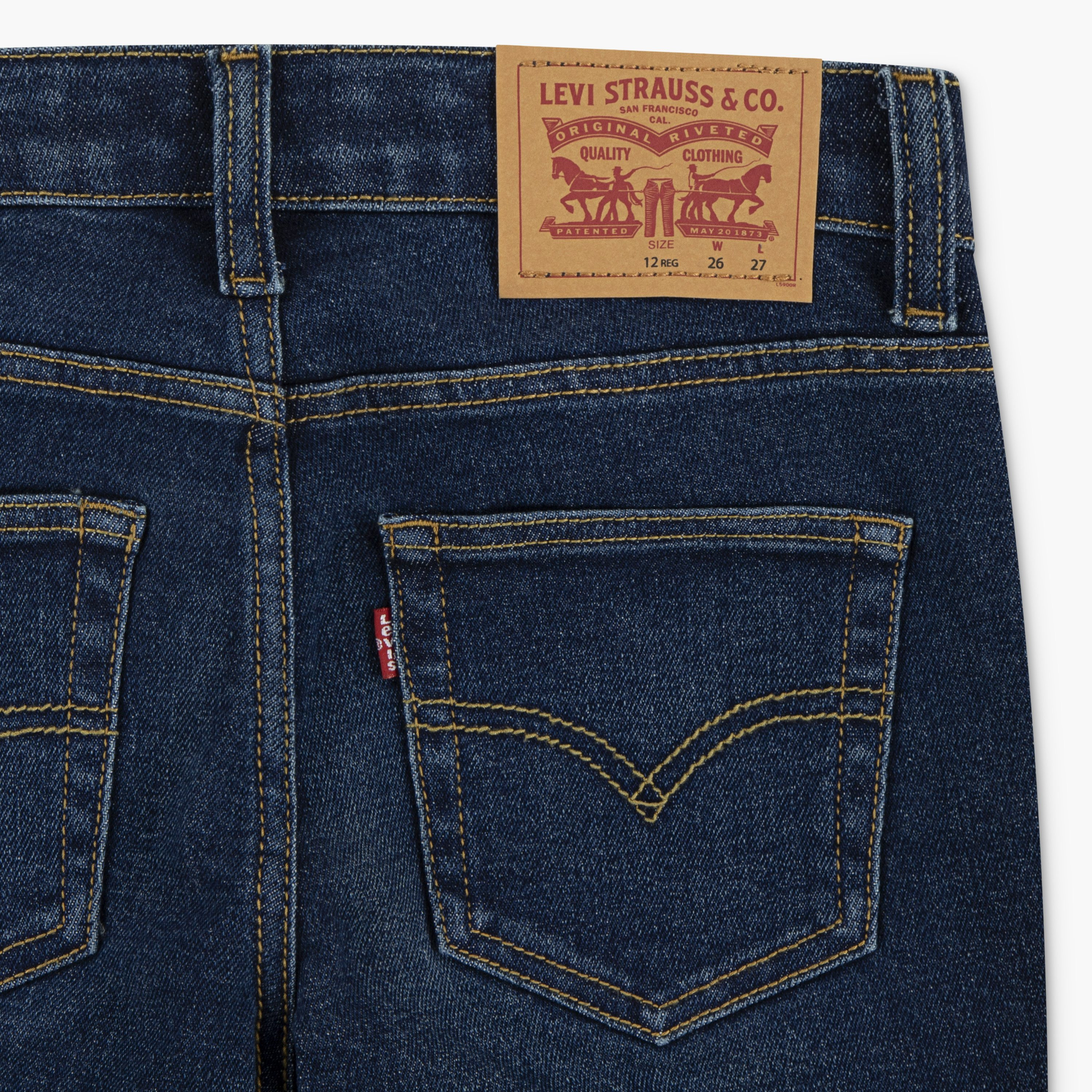 Levi’s Solid Tapered Jeans-boys-clothing-bottoms-jeans-image-4