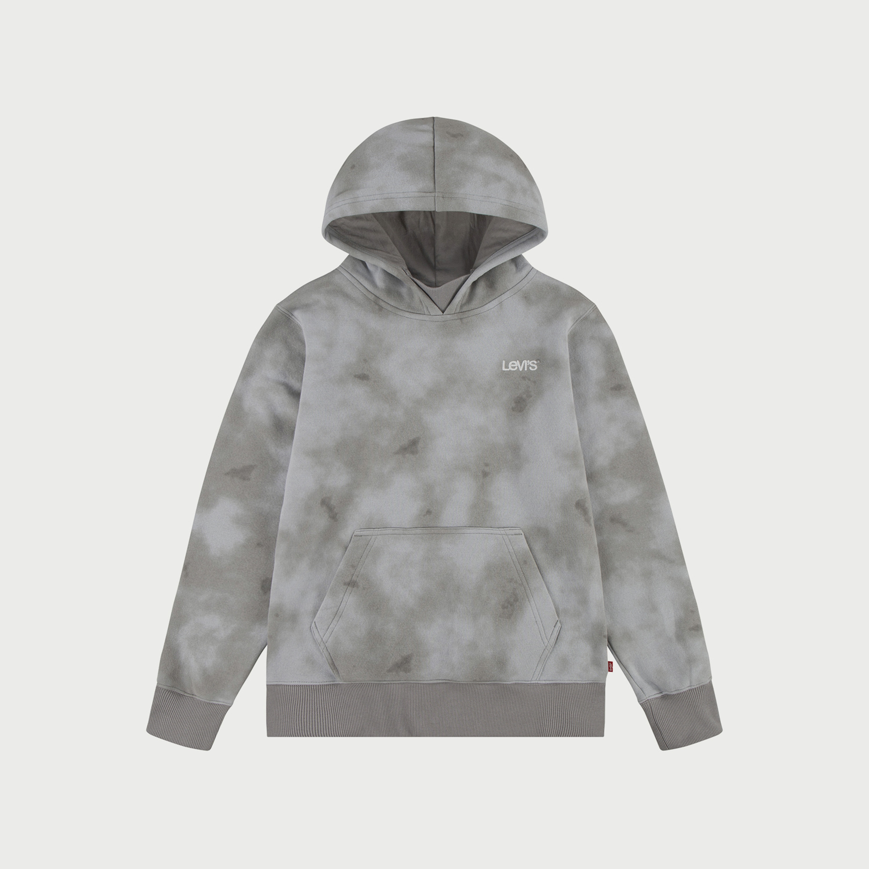 Levi's Casual Haze Effect Hoodie with Long Sleeves-boys-clothing-winterwear-sweatshirts-image-1