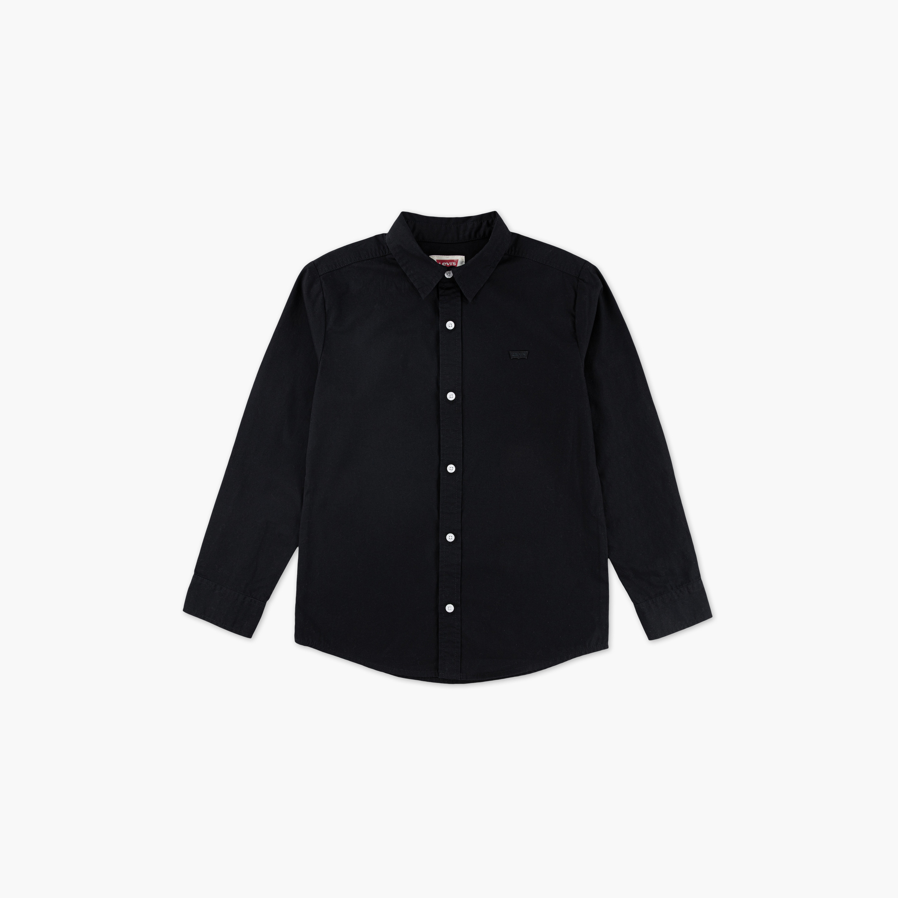 قميص سادة بأكمام طويلة من ليفايس-boys-clothing-shirts-image-1