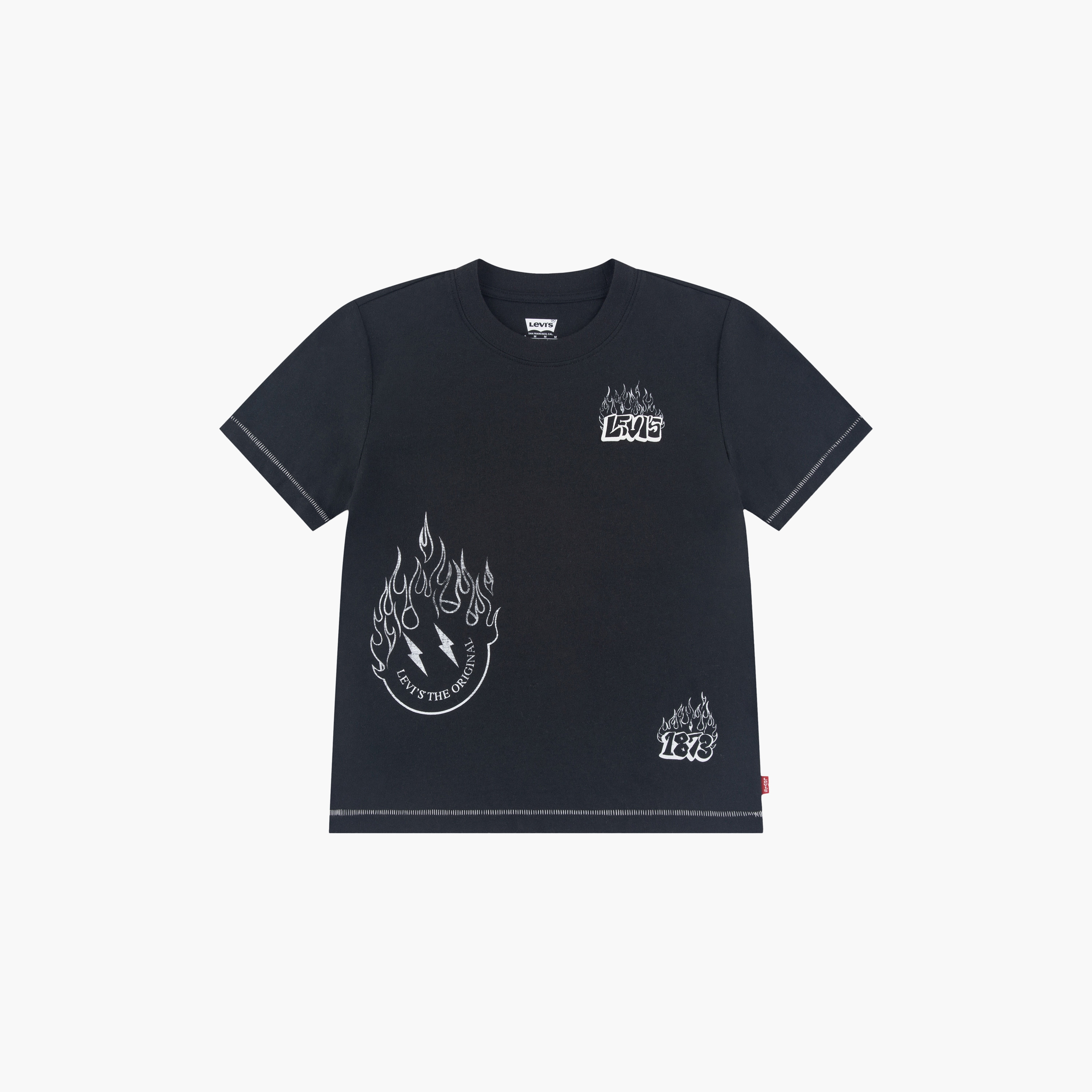 Levi's LVB On Fire Printed T-Shirt-boys-clothing-tshirtsandpolos-image-1
