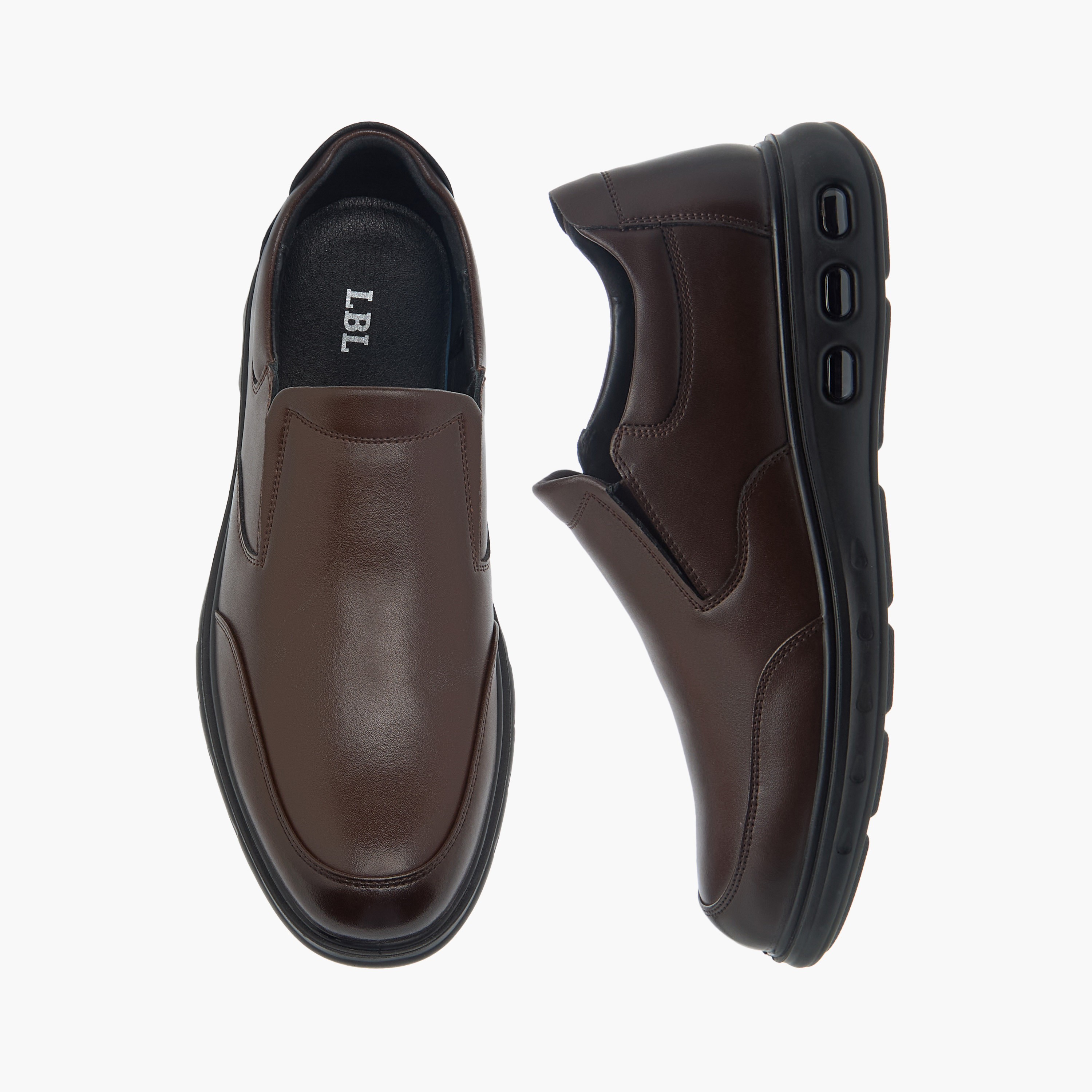 LBL by Shoexpress Solid Slip-On Loafers-men-shoes-loafersandmoccasins-image-1