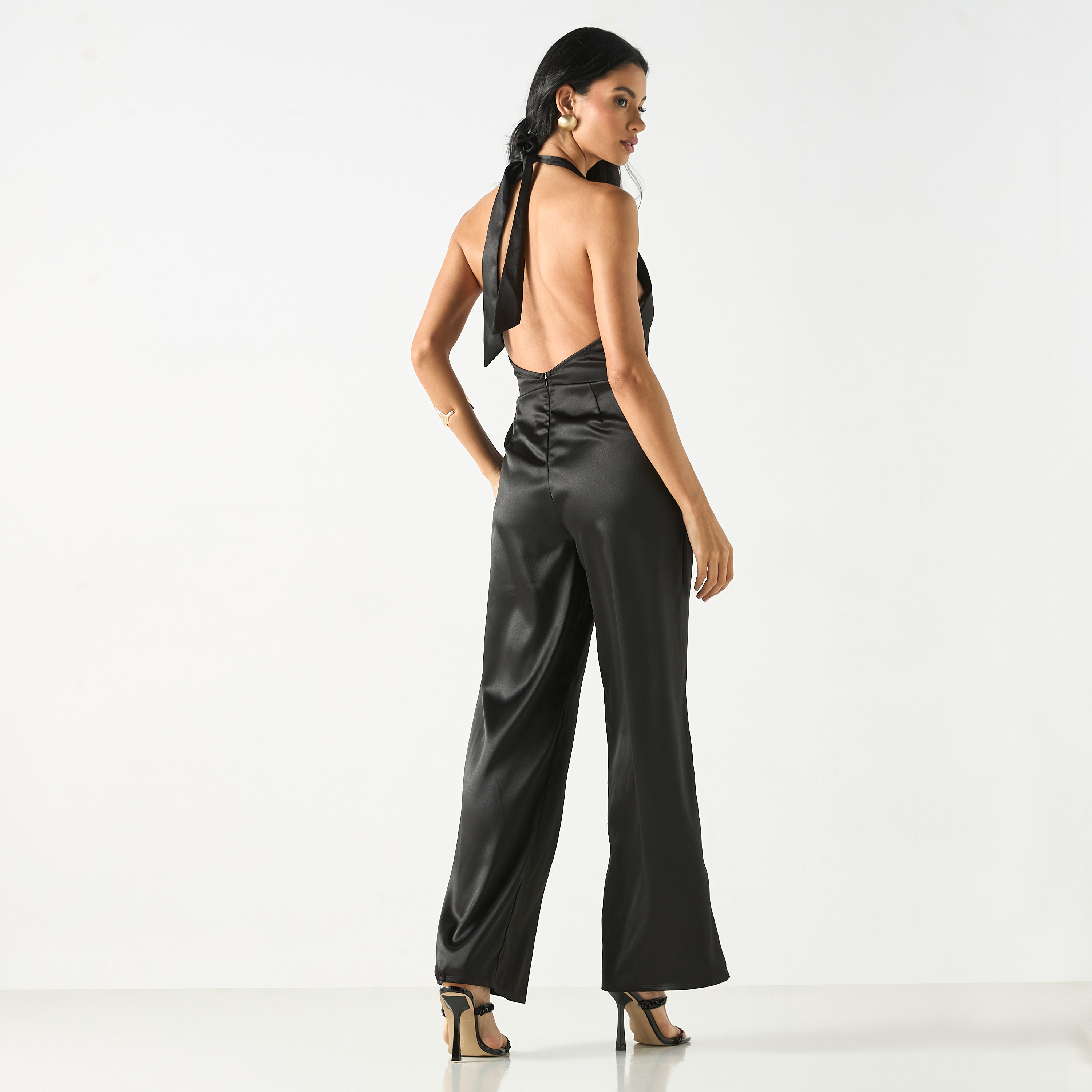 Solid Jumpsuit with Halter Neck and Pockets-women-clothing-jumpsuits-image-3