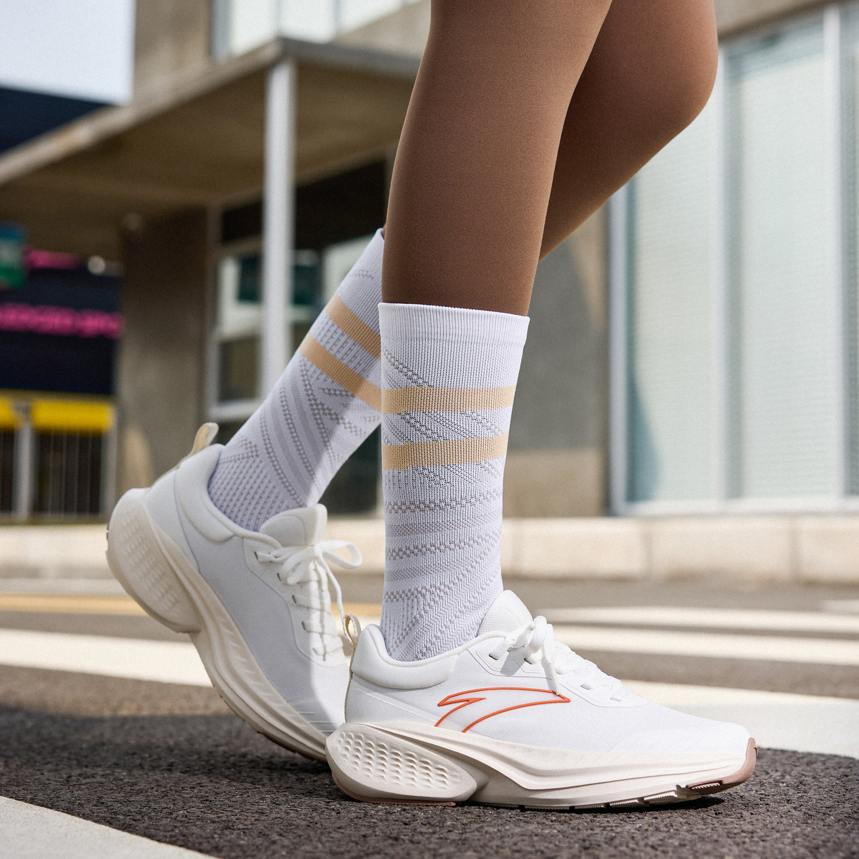 ANTA Women Lace-Up Ankle Sneakers - STAR CLOUD-sports-women-shoes-image-2