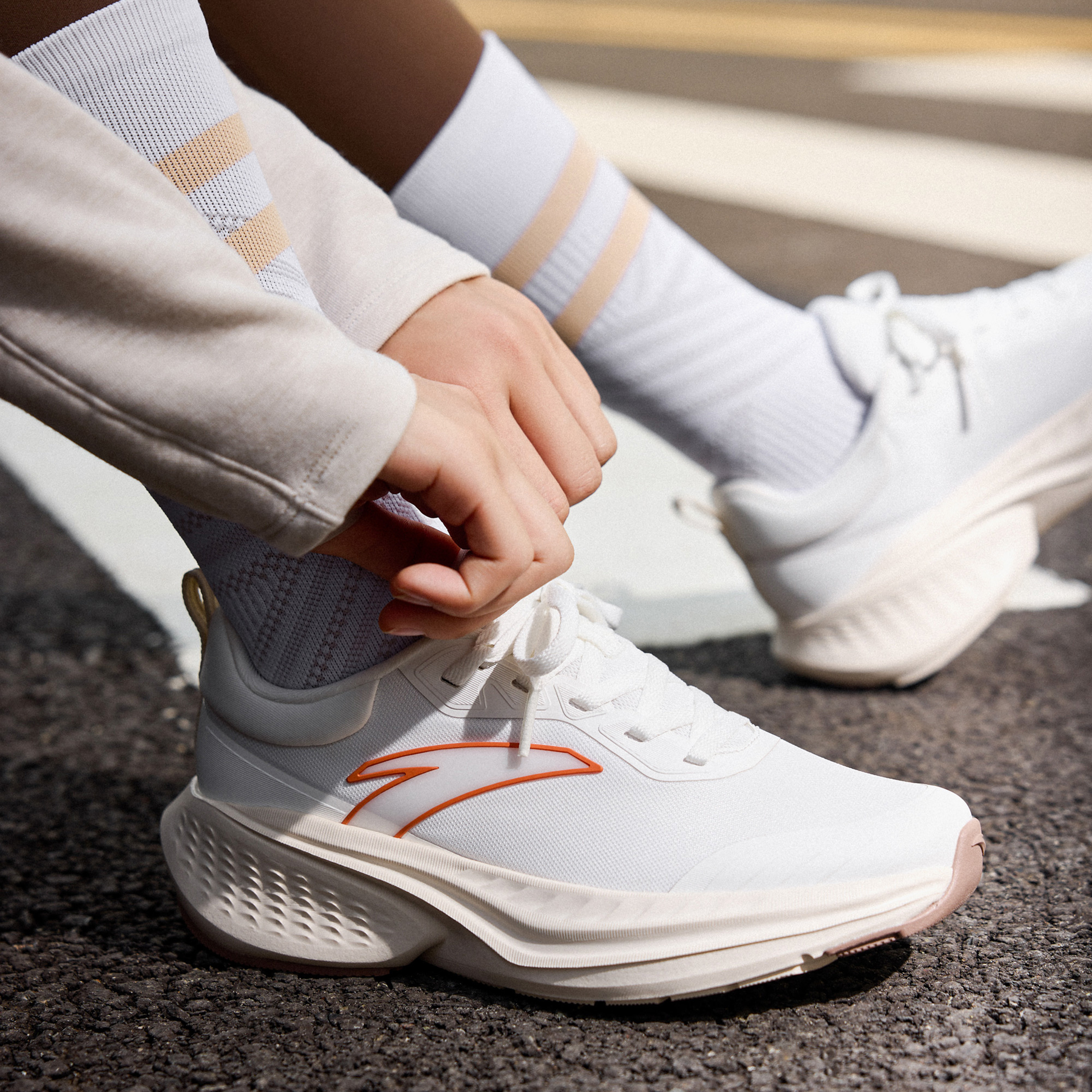 ANTA Women Lace-Up Ankle Sneakers - STAR CLOUD-sports-women-shoes-image-5