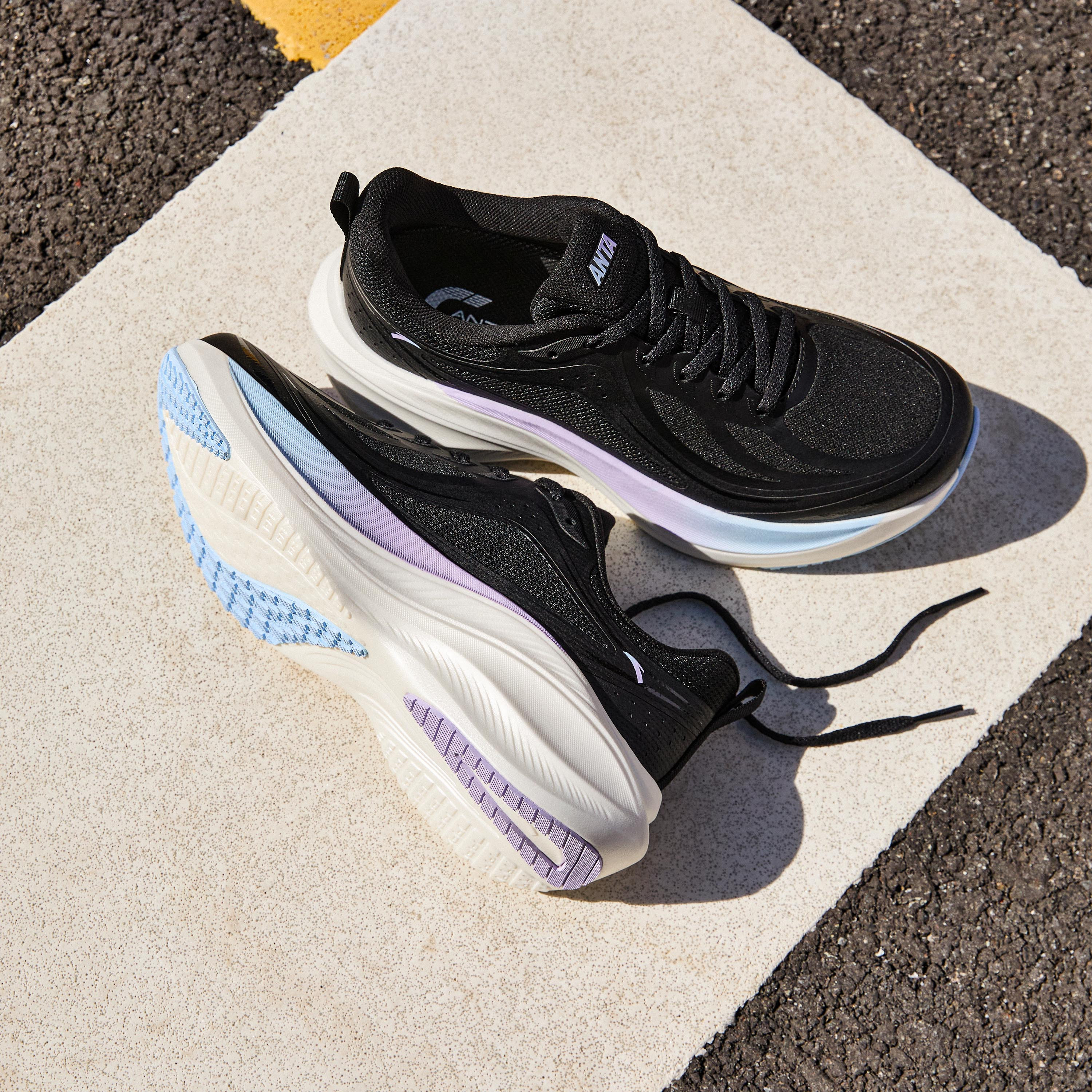 ANTA Women Lace-Up Ankle Sneakers - LEAF-women-shoes-sneakers-image-5