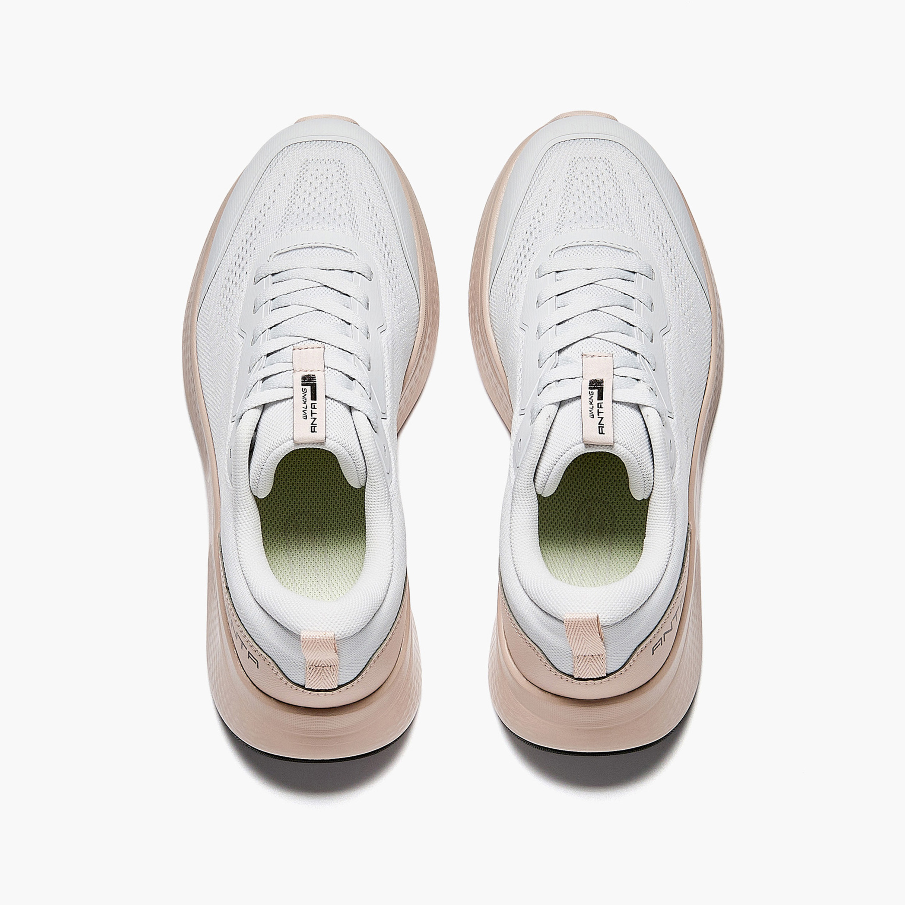 حذاء سنيكرز طول الكاحل برباط إغلاق للنساء من أنتا - إي بافر لايت-sports-women-shoes-image-10