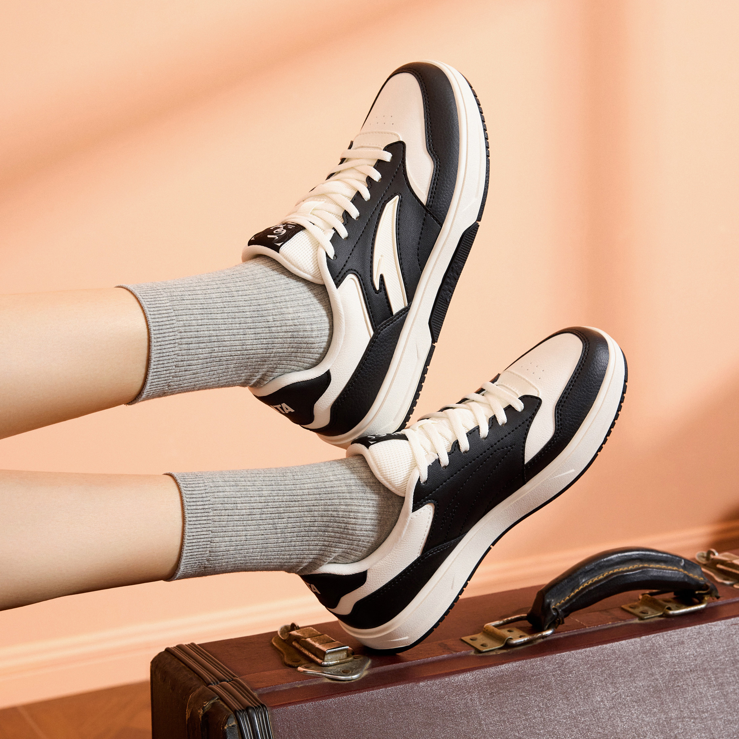 ANTA Women Lace-Up Ankle Sneakers - RIVERS-sports-women-shoes-image-2