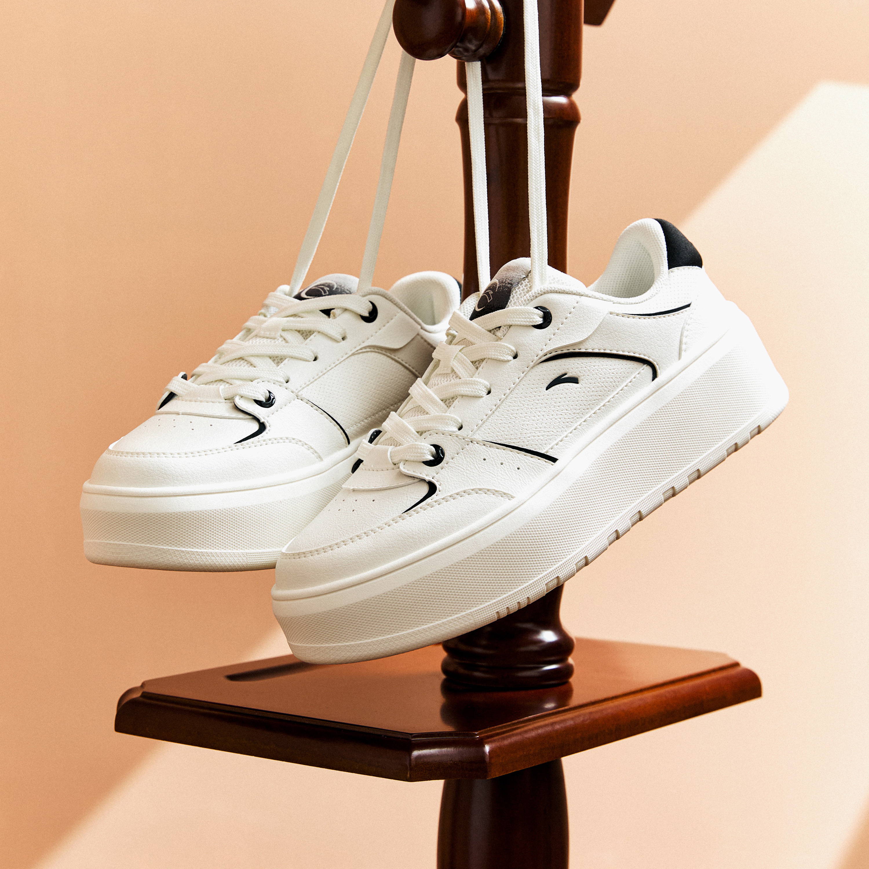 ANTA Women Lace-Up Ankle Sneakers - JELLY-sports-women-shoes-image-7