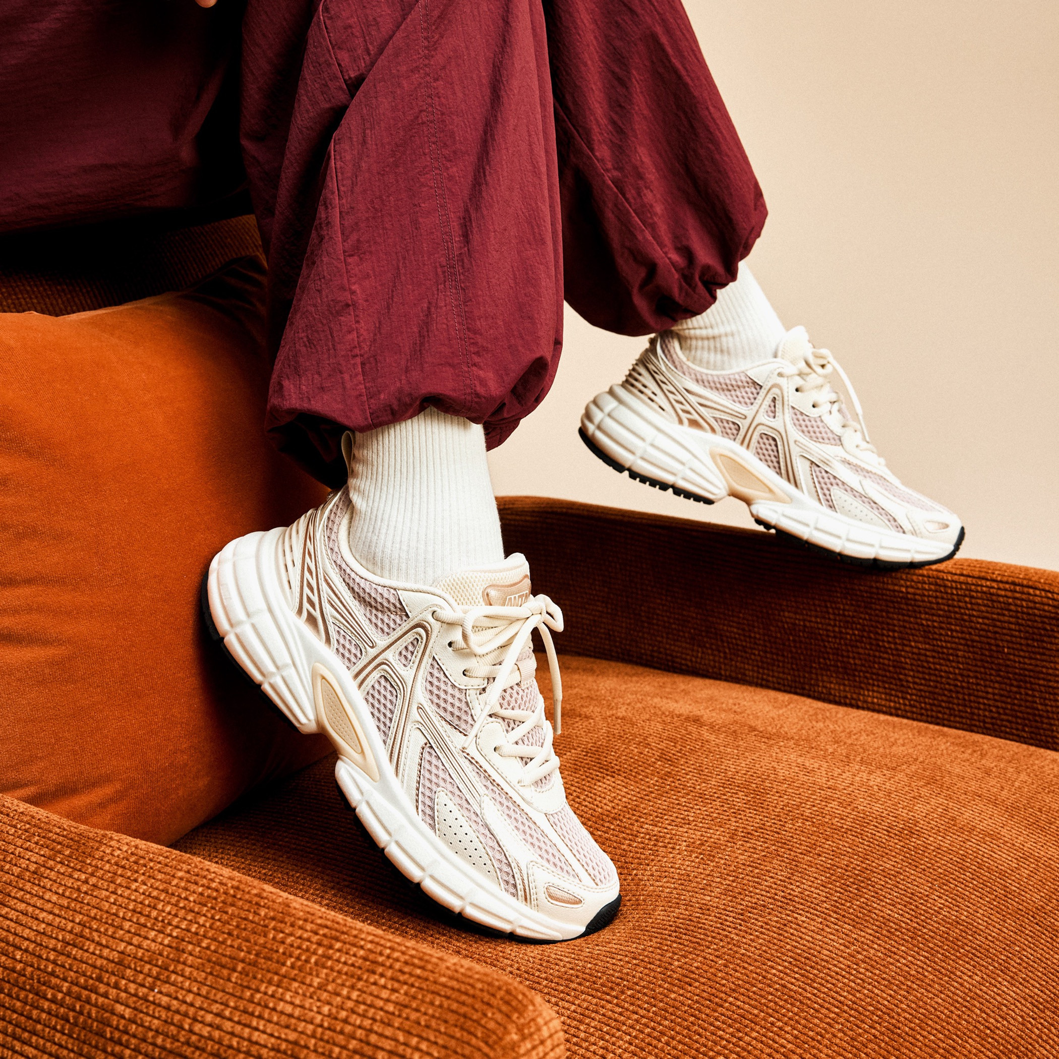 ANTA Women Lace-Up Ankle Sneakers - ALPHADAWN-sports-women-shoes-image-4