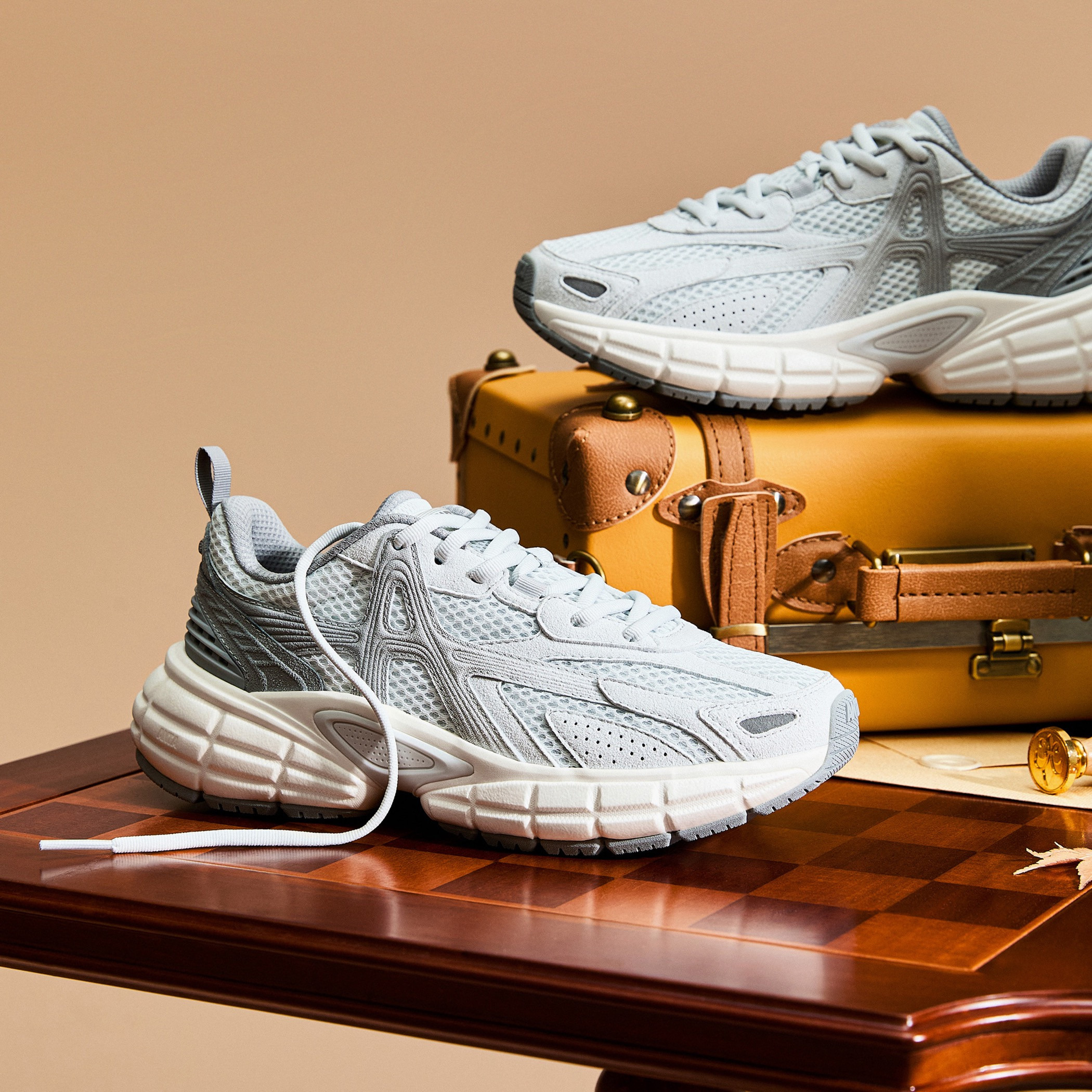 ANTA Women Lace-Up Sneakers - ALPHADAWN-women-shoes-sneakers-image-2