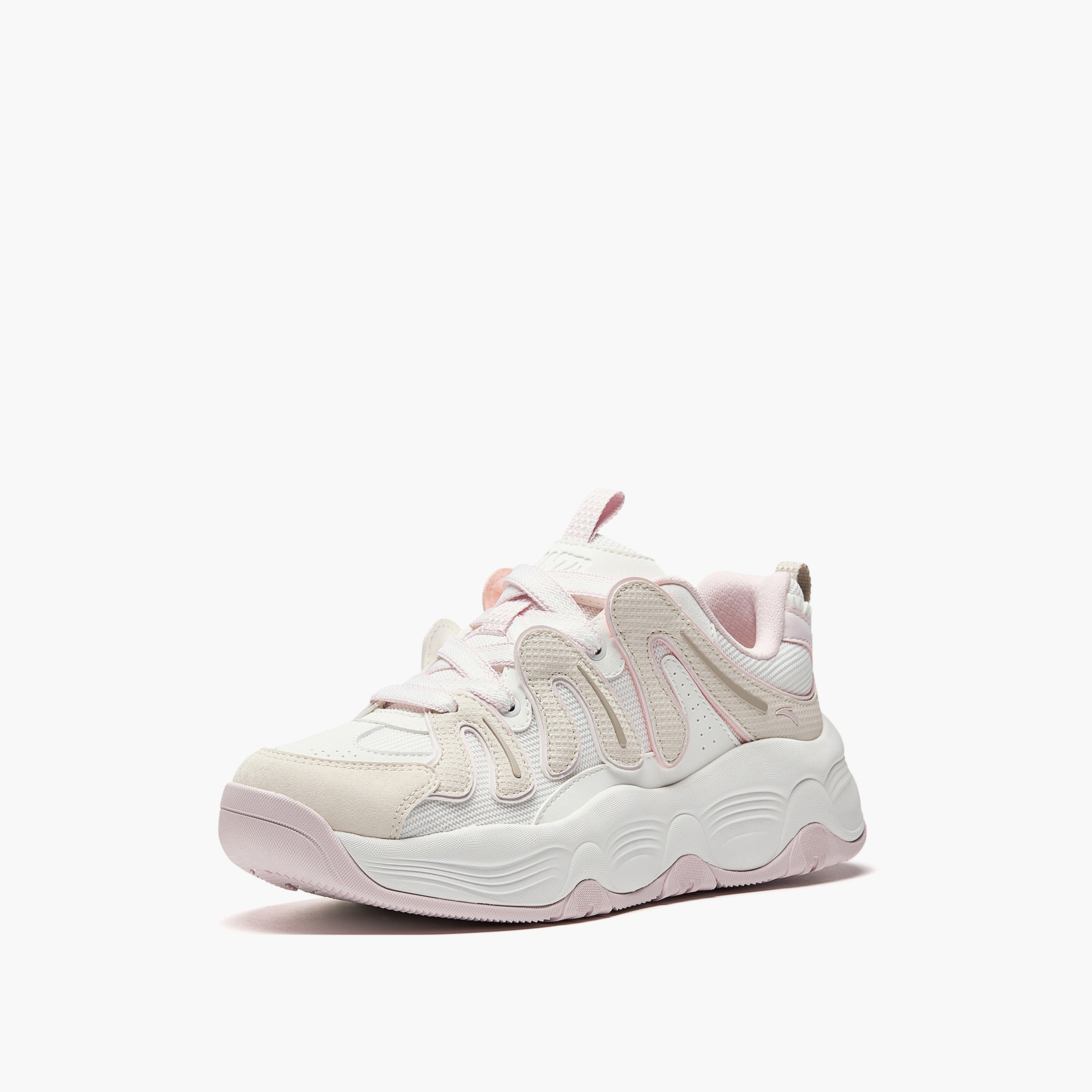 ANTA Women Lace-Up Sneakers - MILKSHAKE V2-sports-women-shoes-image-1