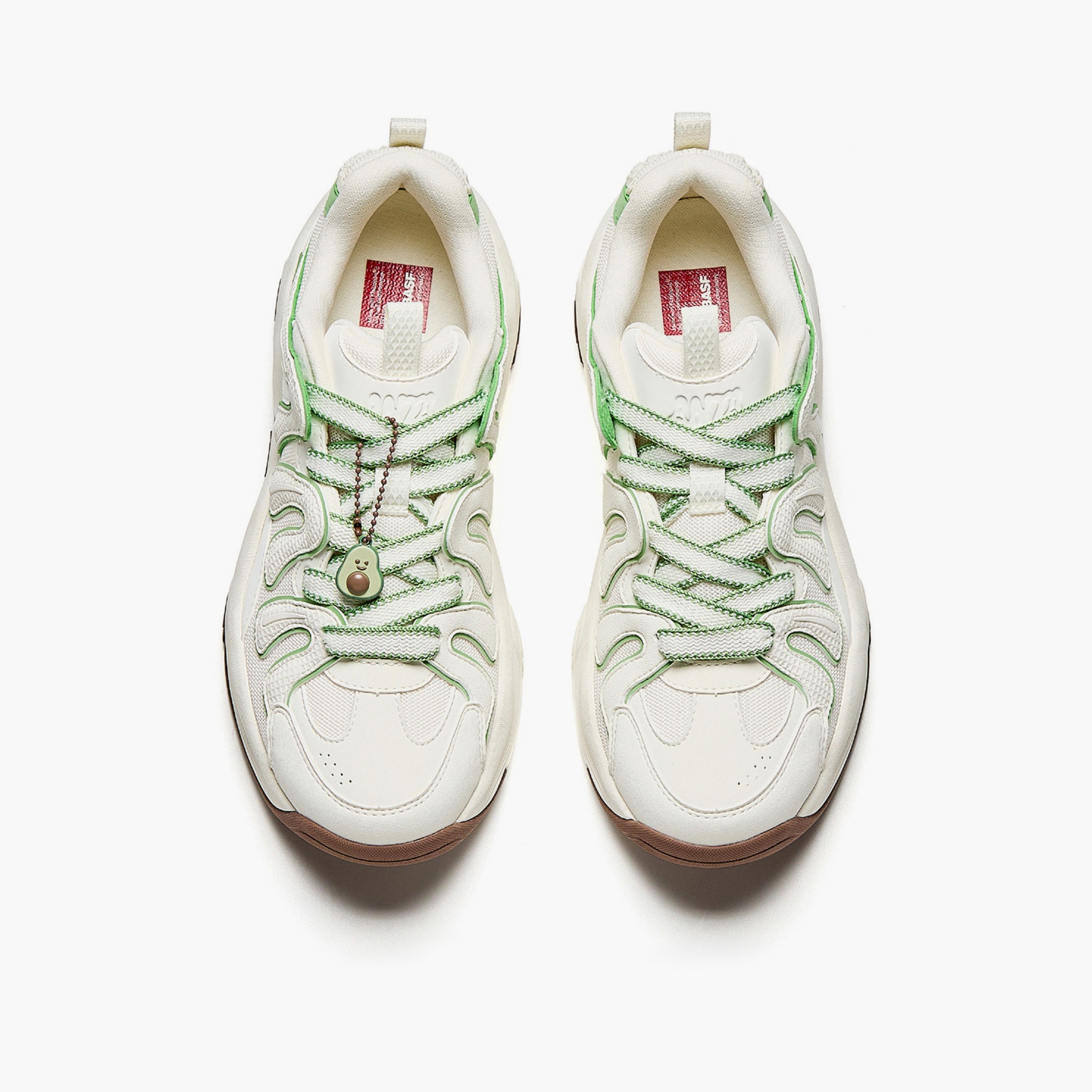 ANTA Women Lace-Up Ankle Sneakers - MILKSHAKE V2-sports-women-shoes-image-2