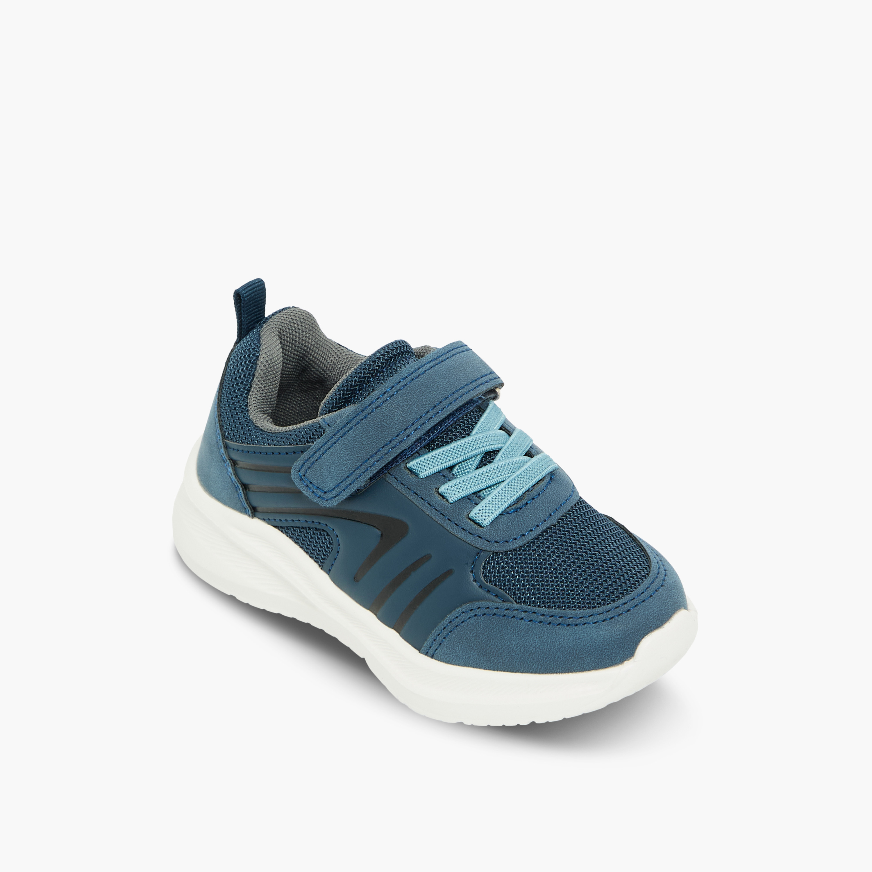 Juniors Boys Hook & Loop Ankle Sneakers-boys-shoes-sneakers-image-2