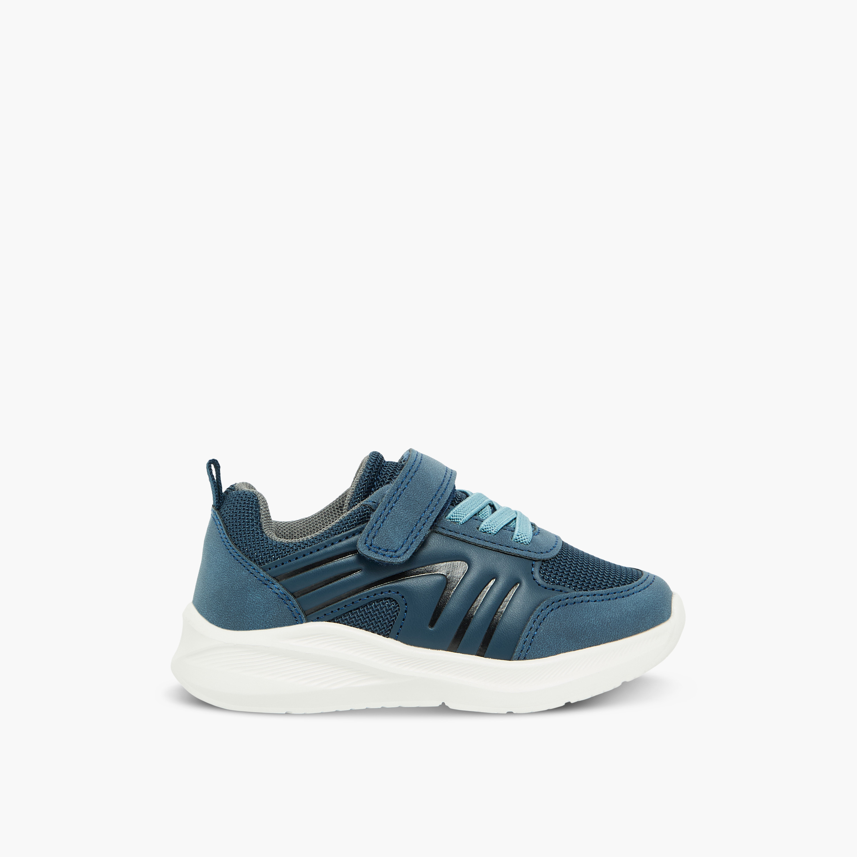Juniors Boys Hook & Loop Ankle Sneakers-boys-shoes-sneakers-image-3